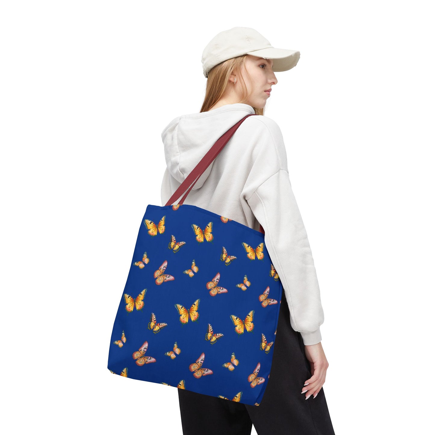 Colorful Butterfly Print Tote Bag - Stylish & Functional