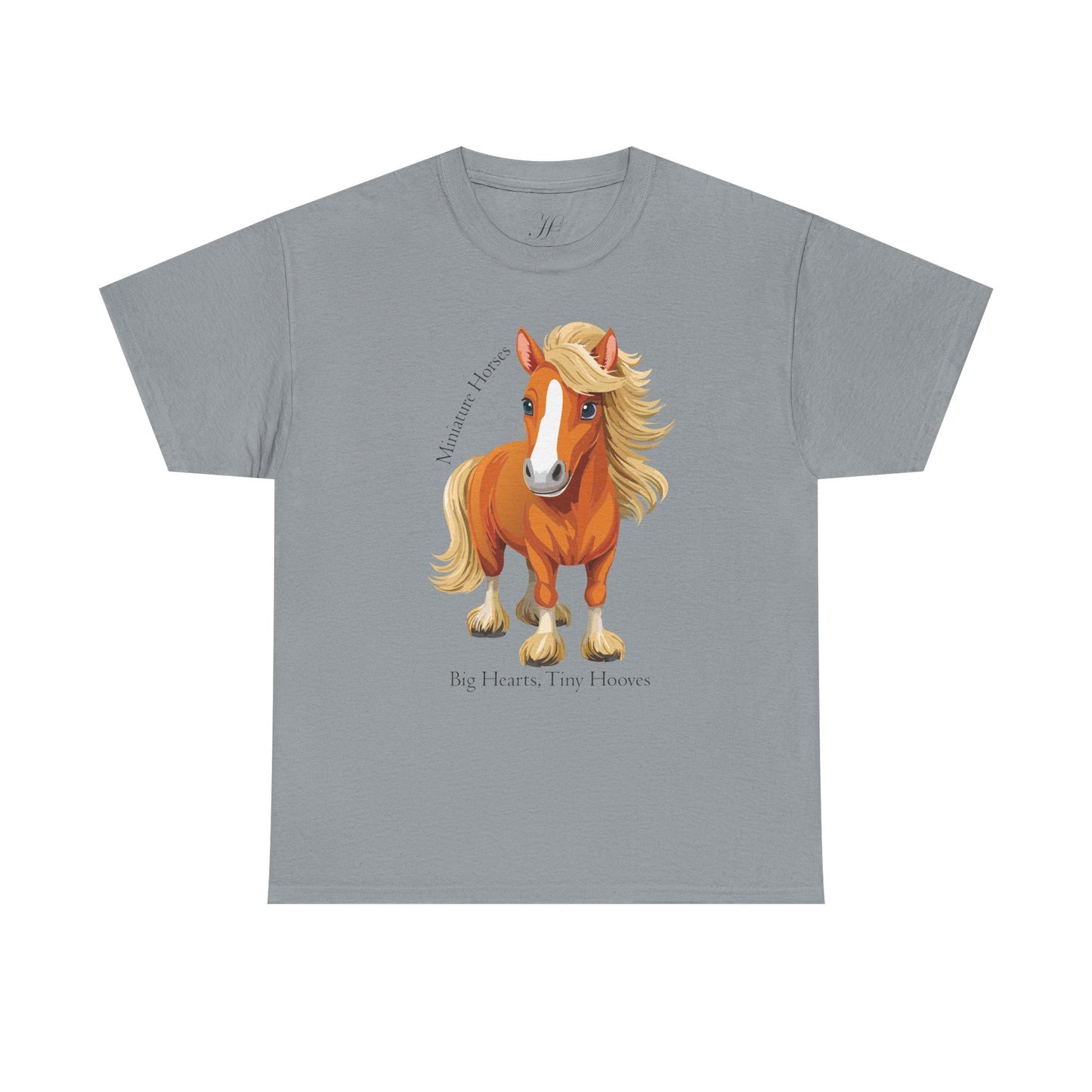 Miniature Horse Unisex Heavy Cotton Tee