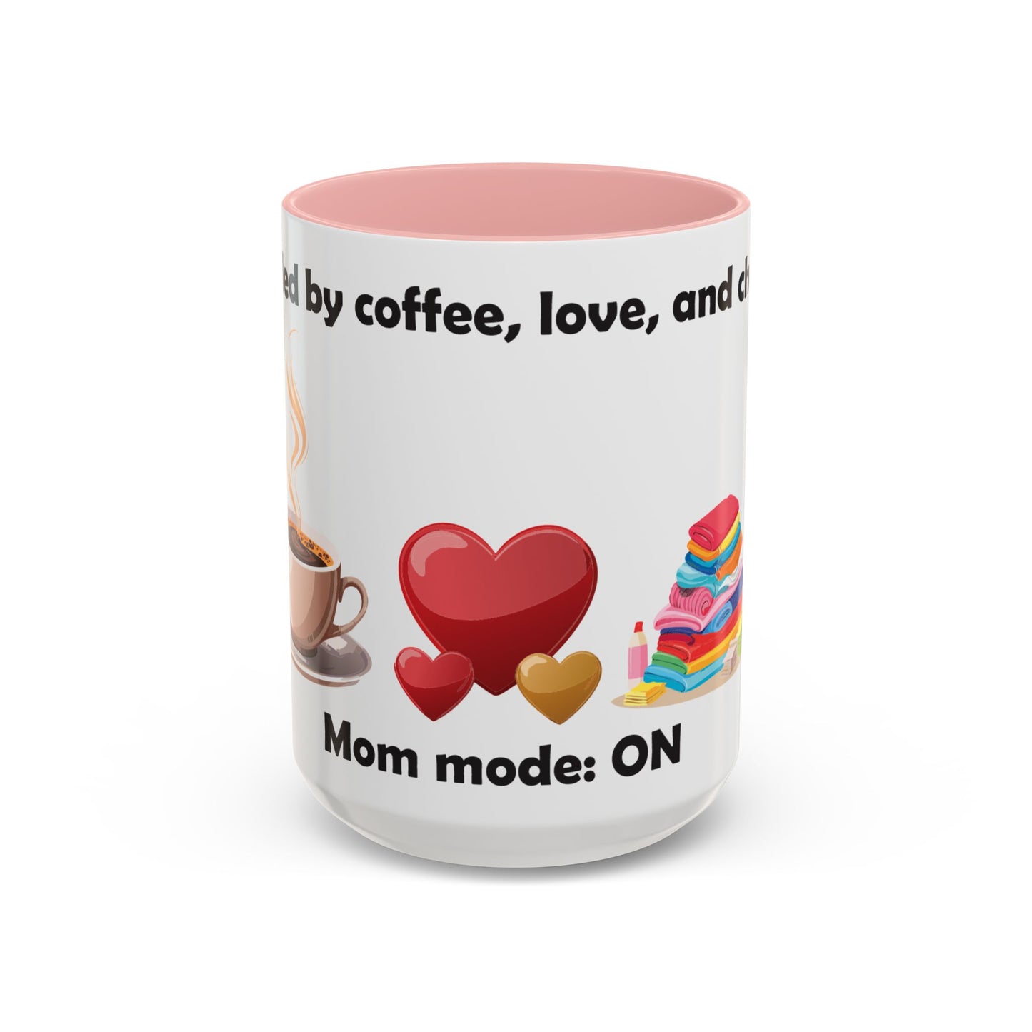 Mom Life Coffee Mug - 'Fueled by Coffee, Love & Chaos' - Perfect Gift for Moms