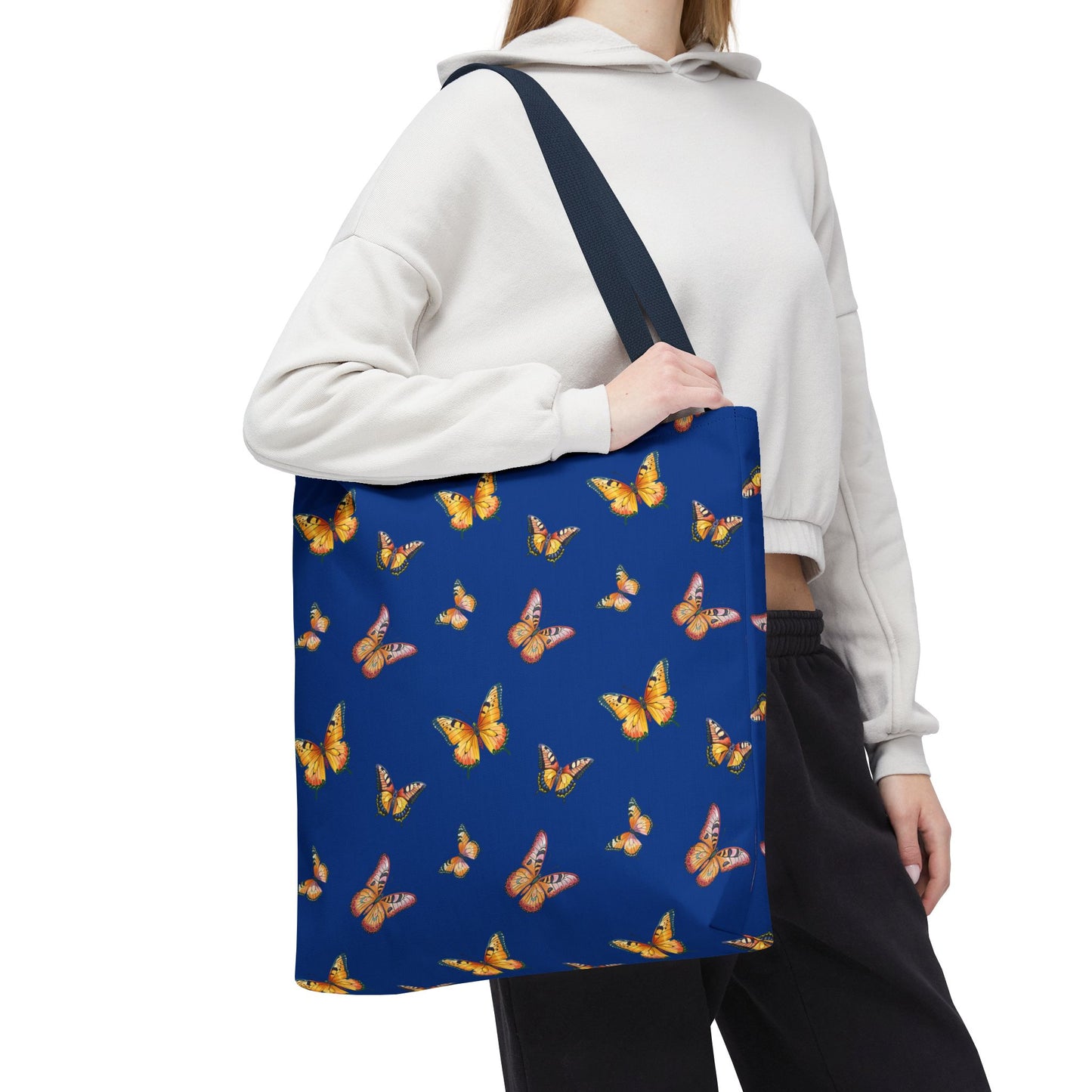 Colorful Butterfly Print Tote Bag - Stylish & Functional