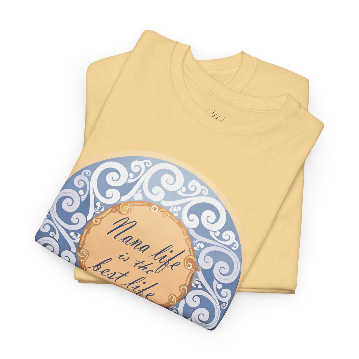 Motivational Unisex Heavy Cotton Tee - "Nana Life is the Best Life"