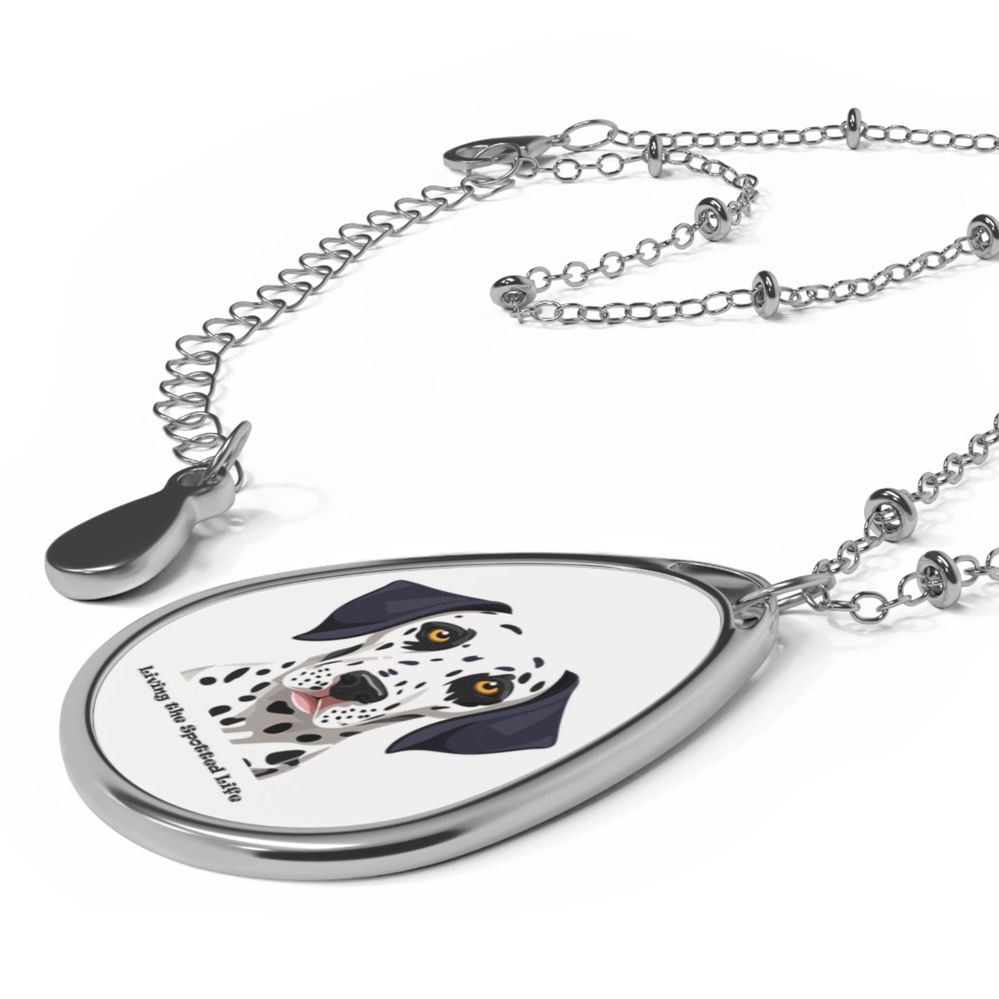 Collar ovalado dálmata | Diseño "Viviendo la vida consentida"