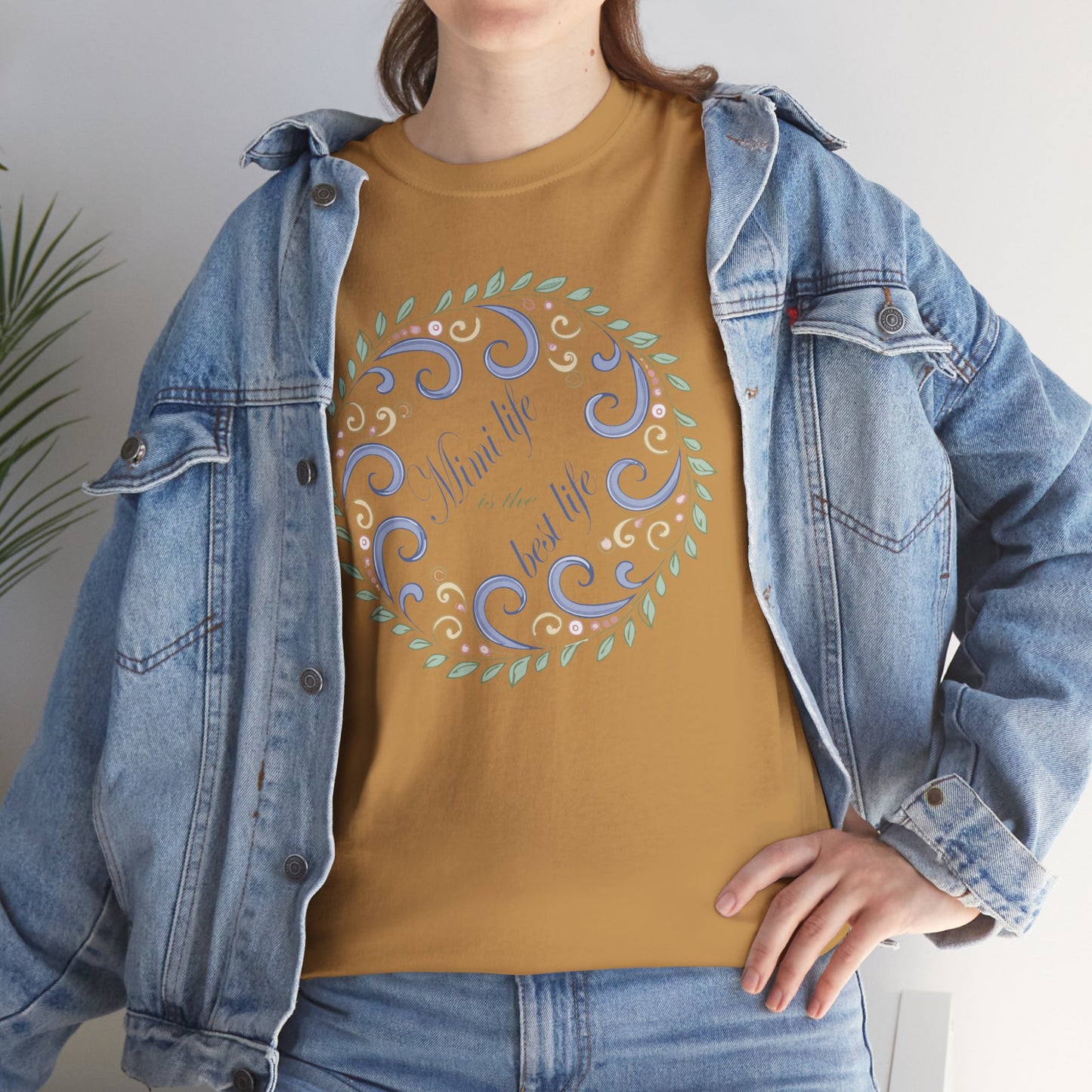 Inspirational Unisex Heavy Cotton Tee - "Mimi Life is the best life"
