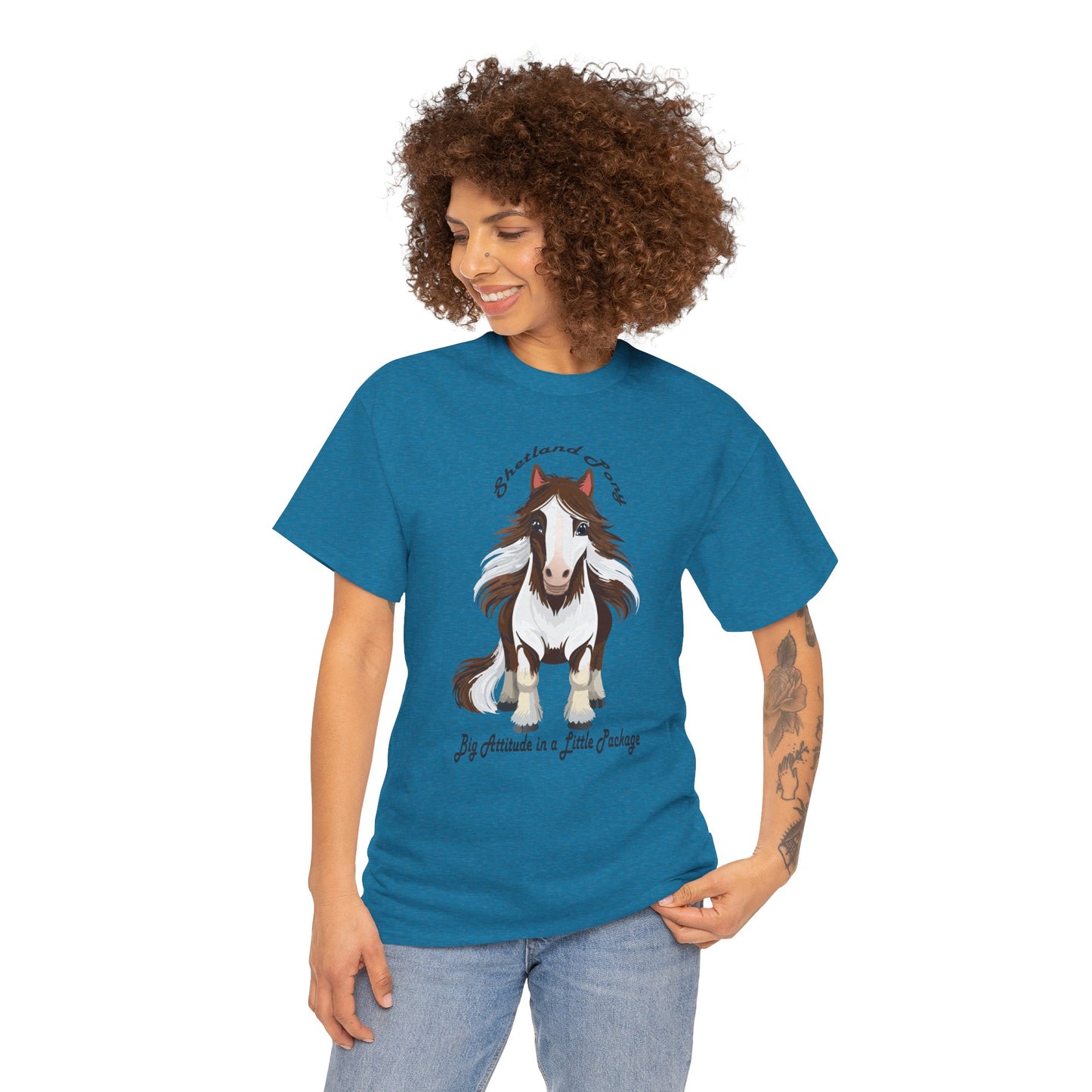 Shetland Pony Unisex Heavy Cotton Tee