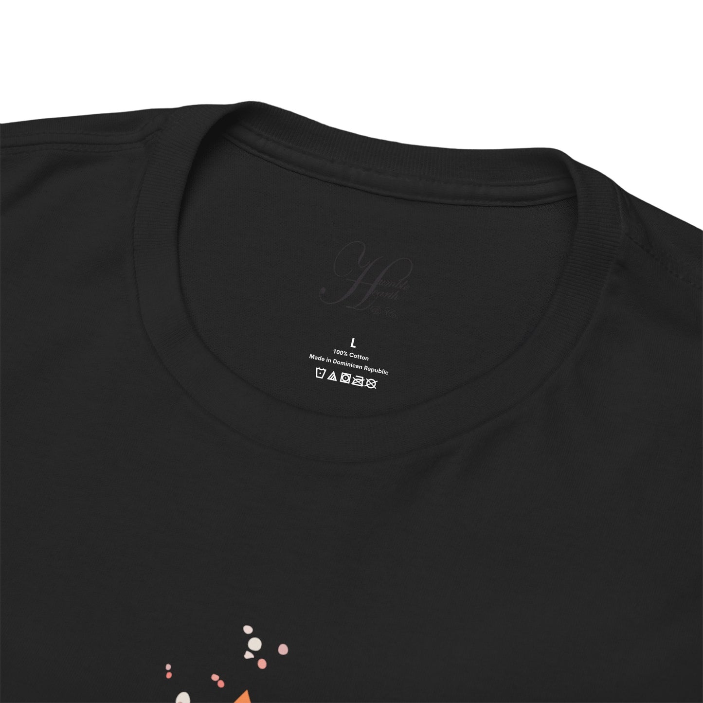 Floral Heart Quote for Mom Unisex Heavy Cotton Tee - Celebrate Love and Life