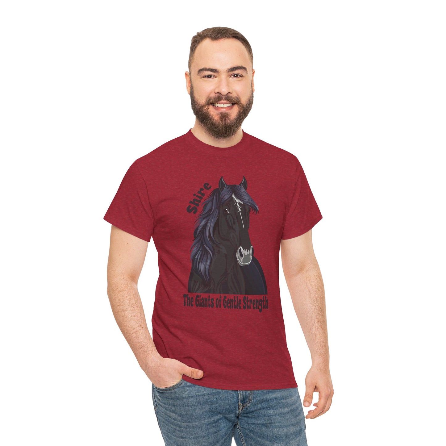 Shire Horse Unisex Heavy Cotton Tee