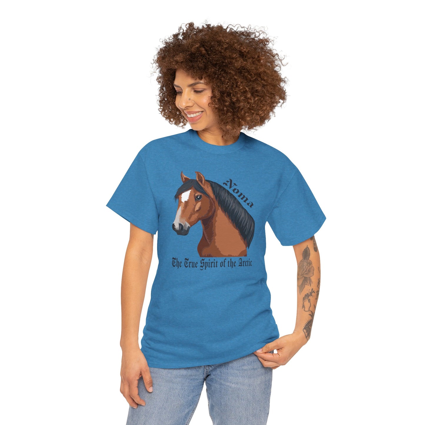 Noma The True Spirit of the Arctic Horse Tee - Unisex Heavy Cotton T-Shirt