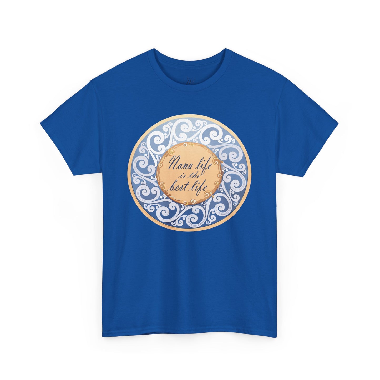 Motivational Unisex Heavy Cotton Tee - "Nana Life is the Best Life"