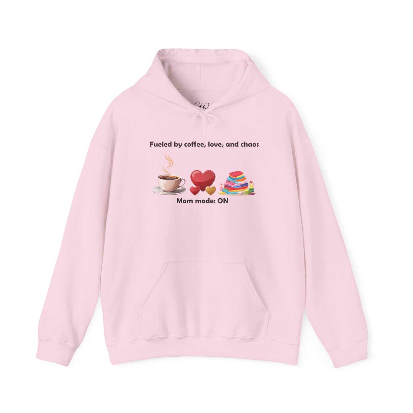 Mom Life Sweatshirt - Fueled by Coffee, Love, and Chaos