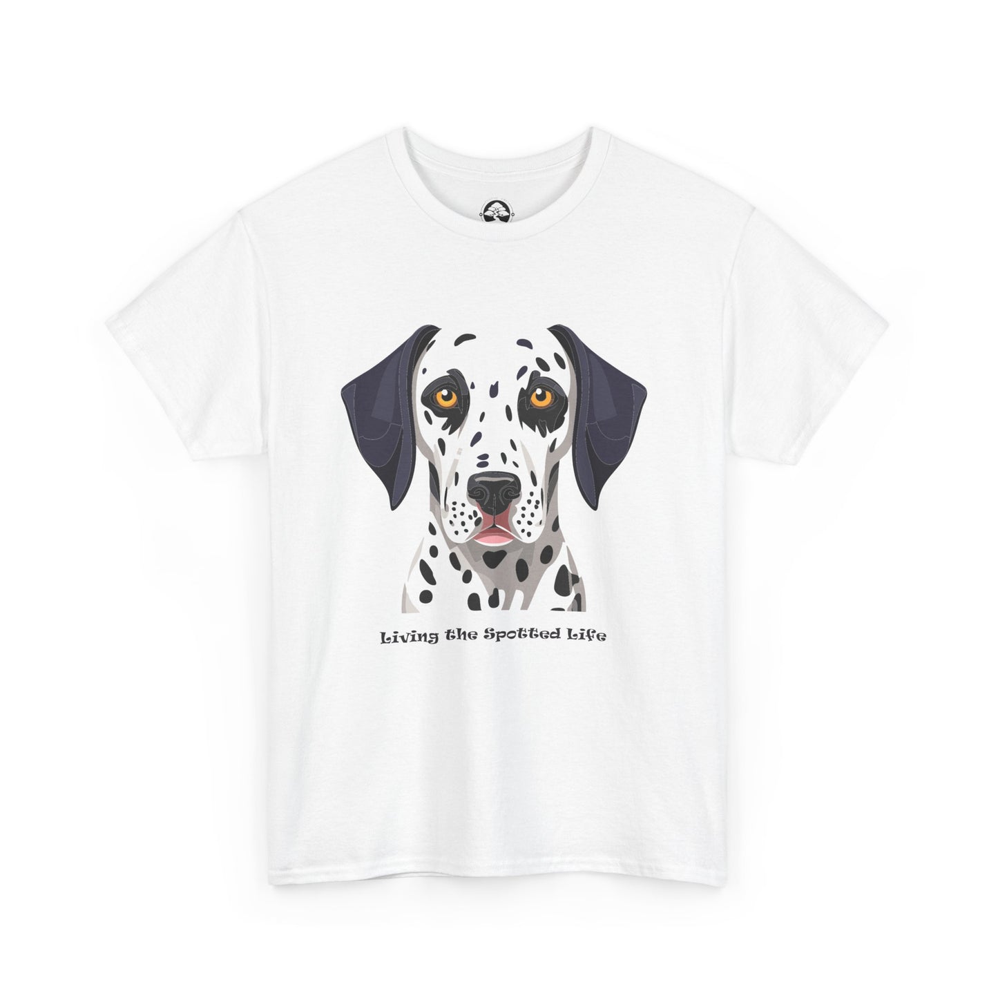 Dálmata: Viviendo la vida con manchas: Camiseta unisex de algodón - Camiseta para amantes de los perros
