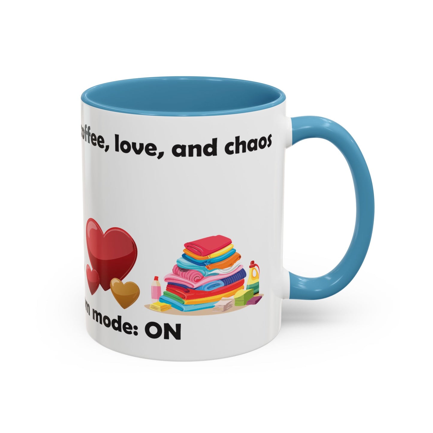 Mom Life Coffee Mug - 'Fueled by Coffee, Love & Chaos' - Perfect Gift for Moms