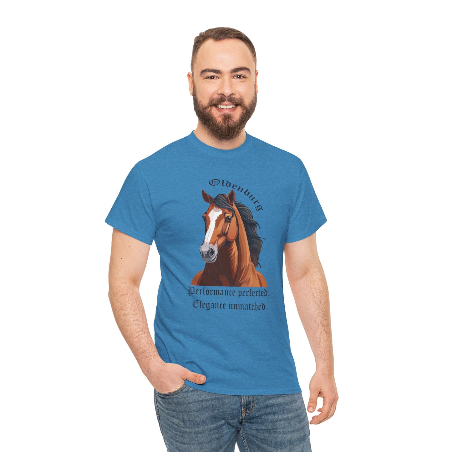 Oldenburg Unisex Heavy Cotton Tee - Performance Perfected, Elegance Unmatched