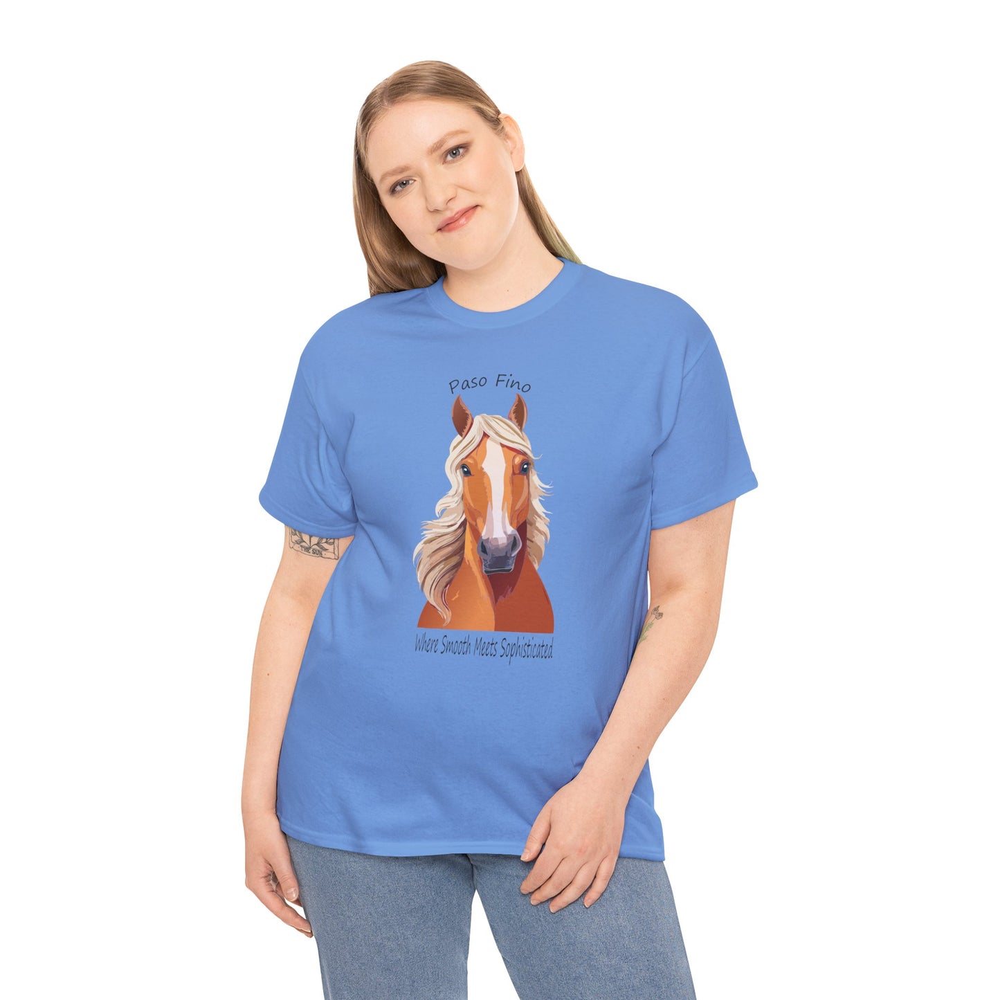 Paso Fino Horse Unisex Heavy Cotton Tee - Perfect Gift for Horse Lovers