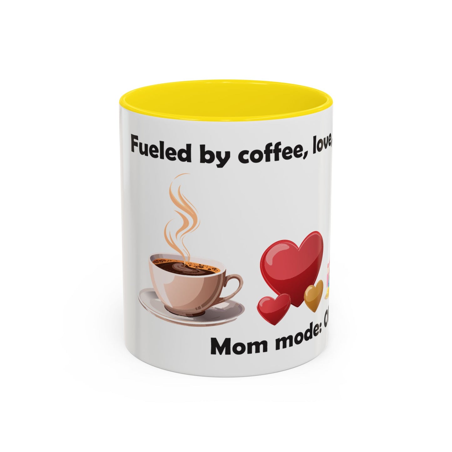 Mom Life Coffee Mug - 'Fueled by Coffee, Love & Chaos' - Perfect Gift for Moms