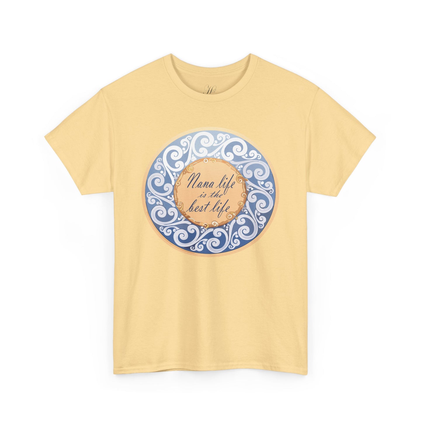 Motivational Unisex Heavy Cotton Tee - "Nana Life is the Best Life"