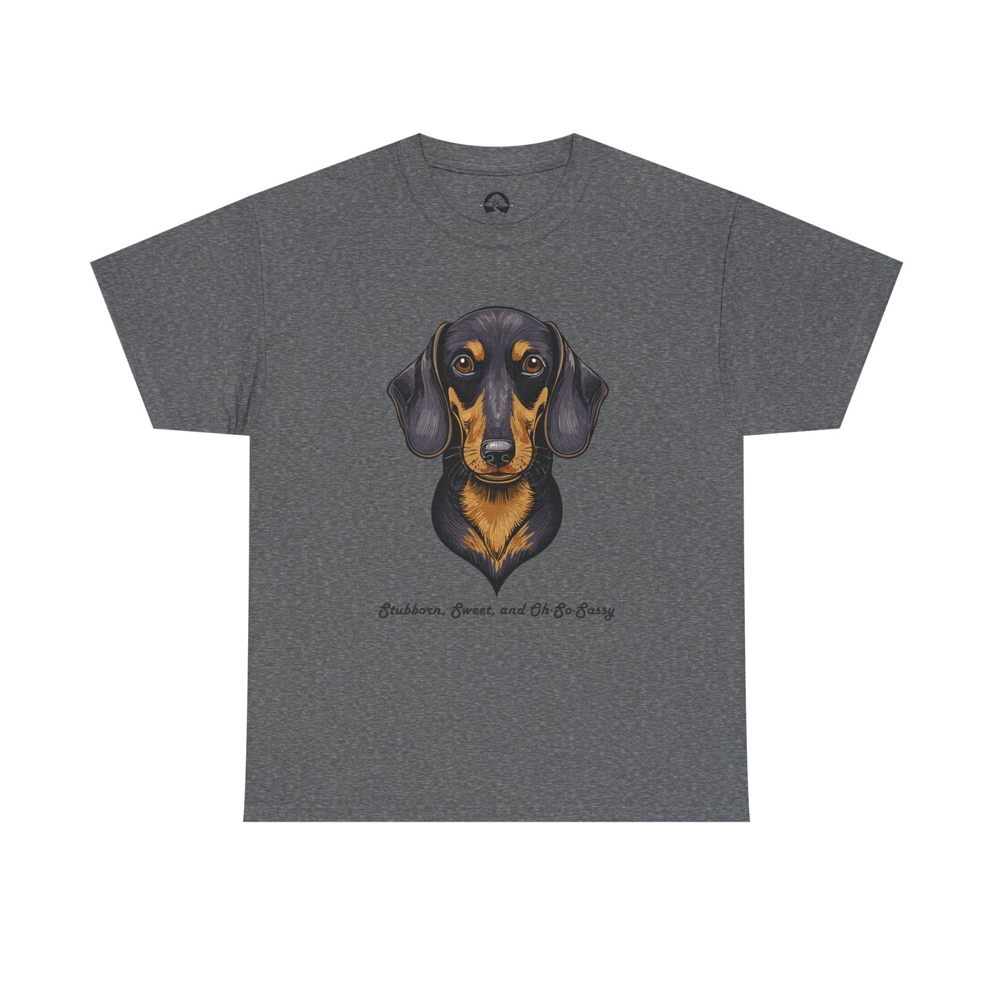 Camiseta unisex de algodón grueso para amantes de los perros salchicha: divertida y cómoda camiseta para mascotas