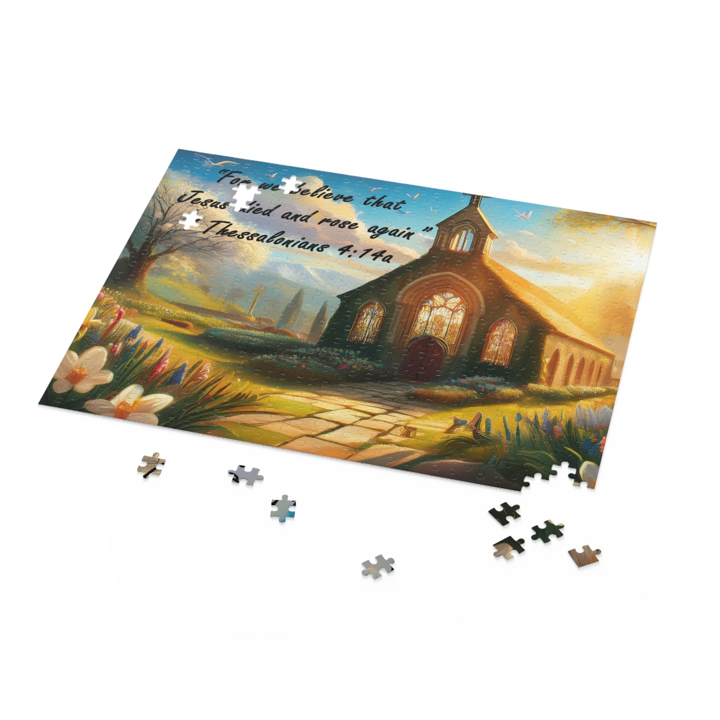 Rompecabezas inspirador de la iglesia - 120/252/500 piezas - Regalo inspirador
