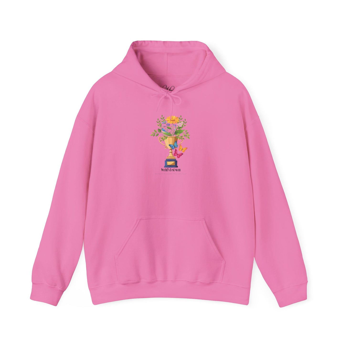 Floral Trophy Hoodie for Mom – Celebrate Achievements in Style