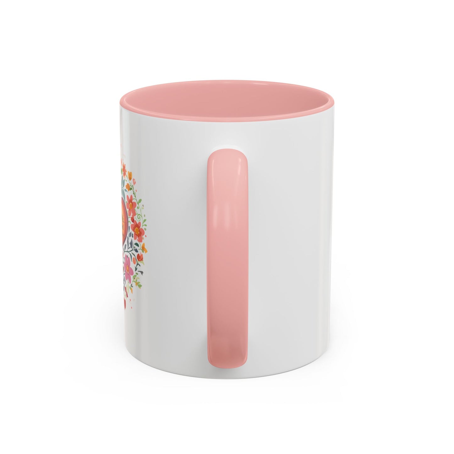 Mom Appreciation Heart Coffee Mug | Floral Design | 11 & 15oz Accent Mug