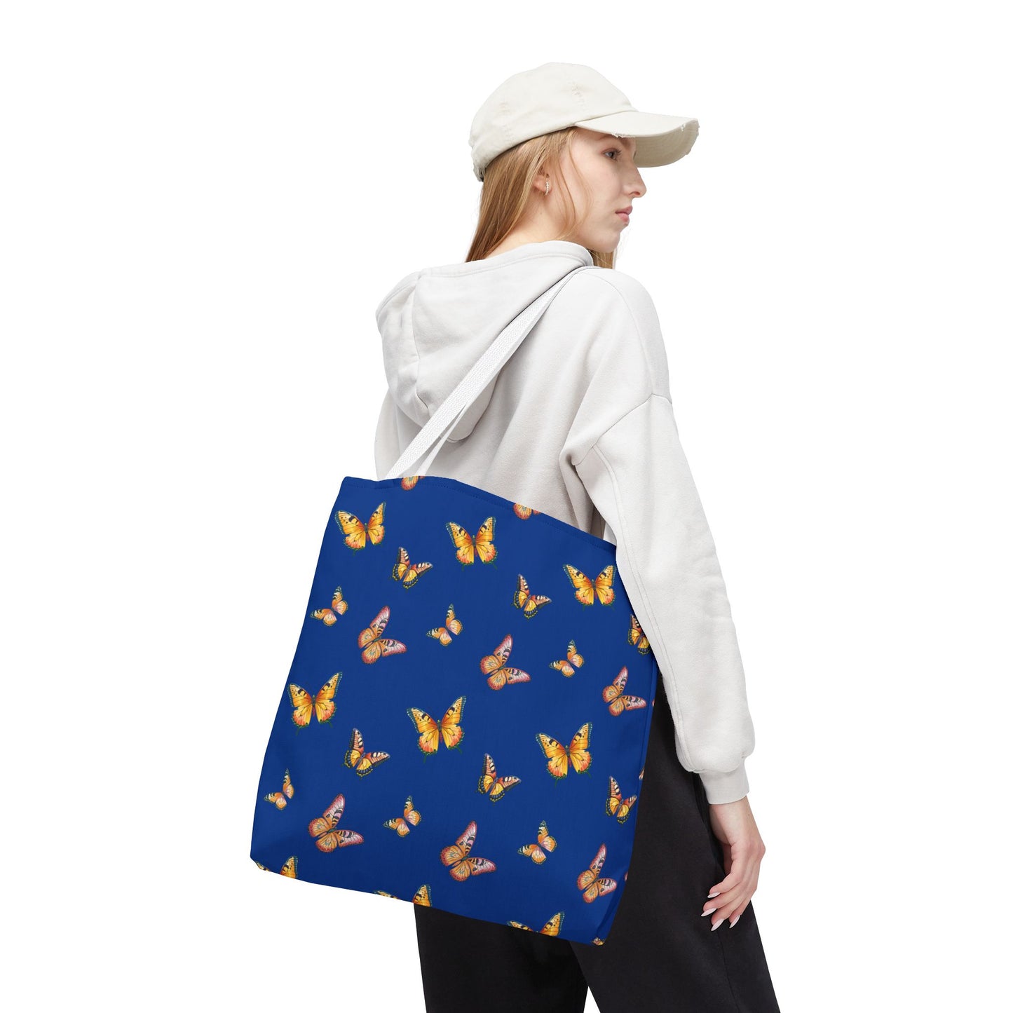 Colorful Butterfly Print Tote Bag - Stylish & Functional