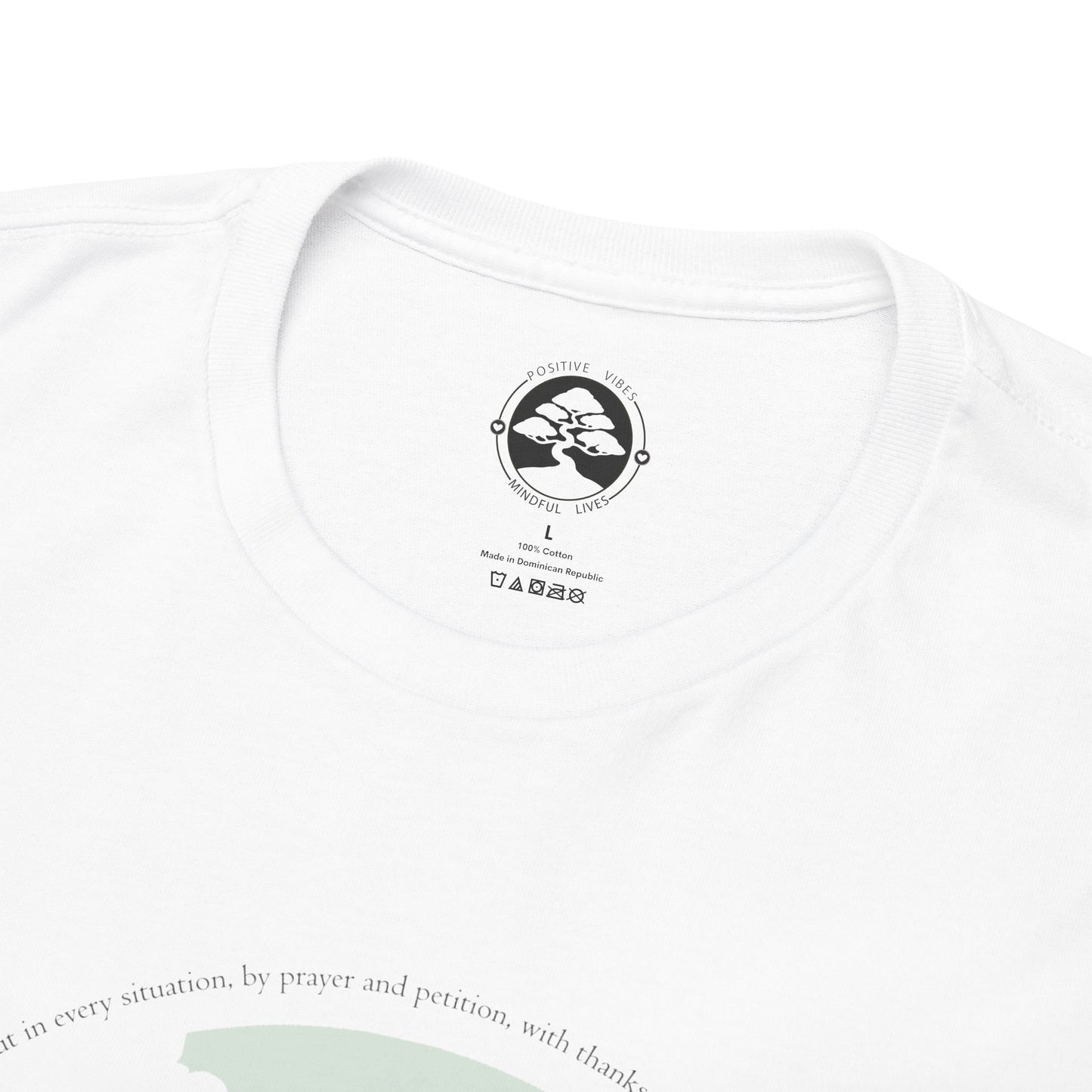Camiseta unisex de algodón grueso inspirada en la naturaleza con texto bíblico: perfecta para amantes de las actividades al aire libre.