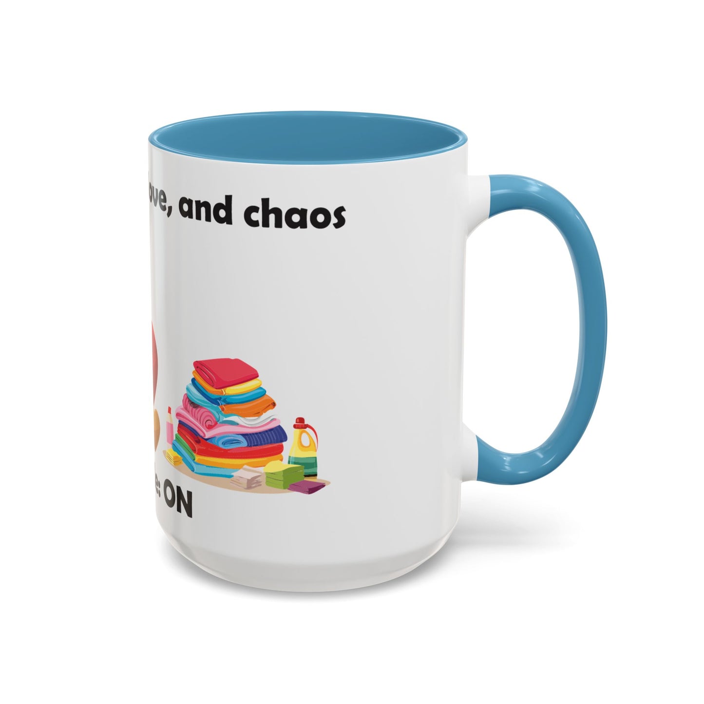 Mom Life Coffee Mug - 'Fueled by Coffee, Love & Chaos' - Perfect Gift for Moms