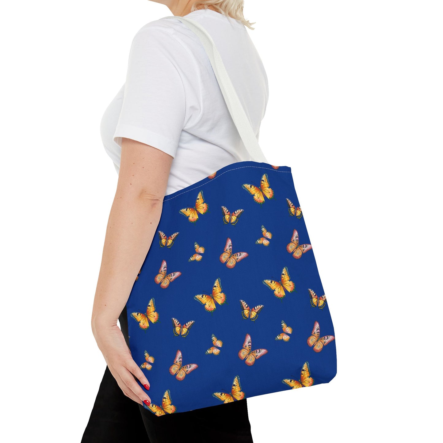 Colorful Butterfly Print Tote Bag - Stylish & Functional