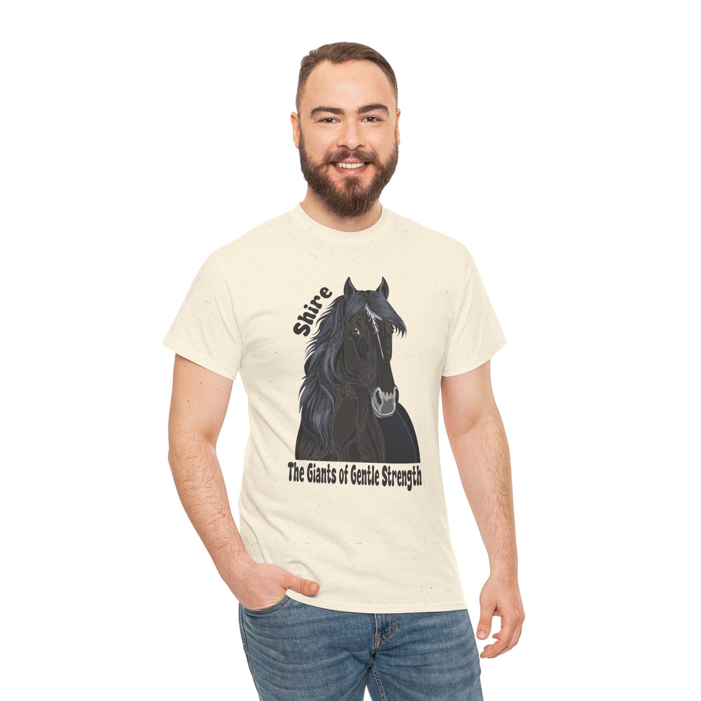 Shire Horse Unisex Heavy Cotton Tee