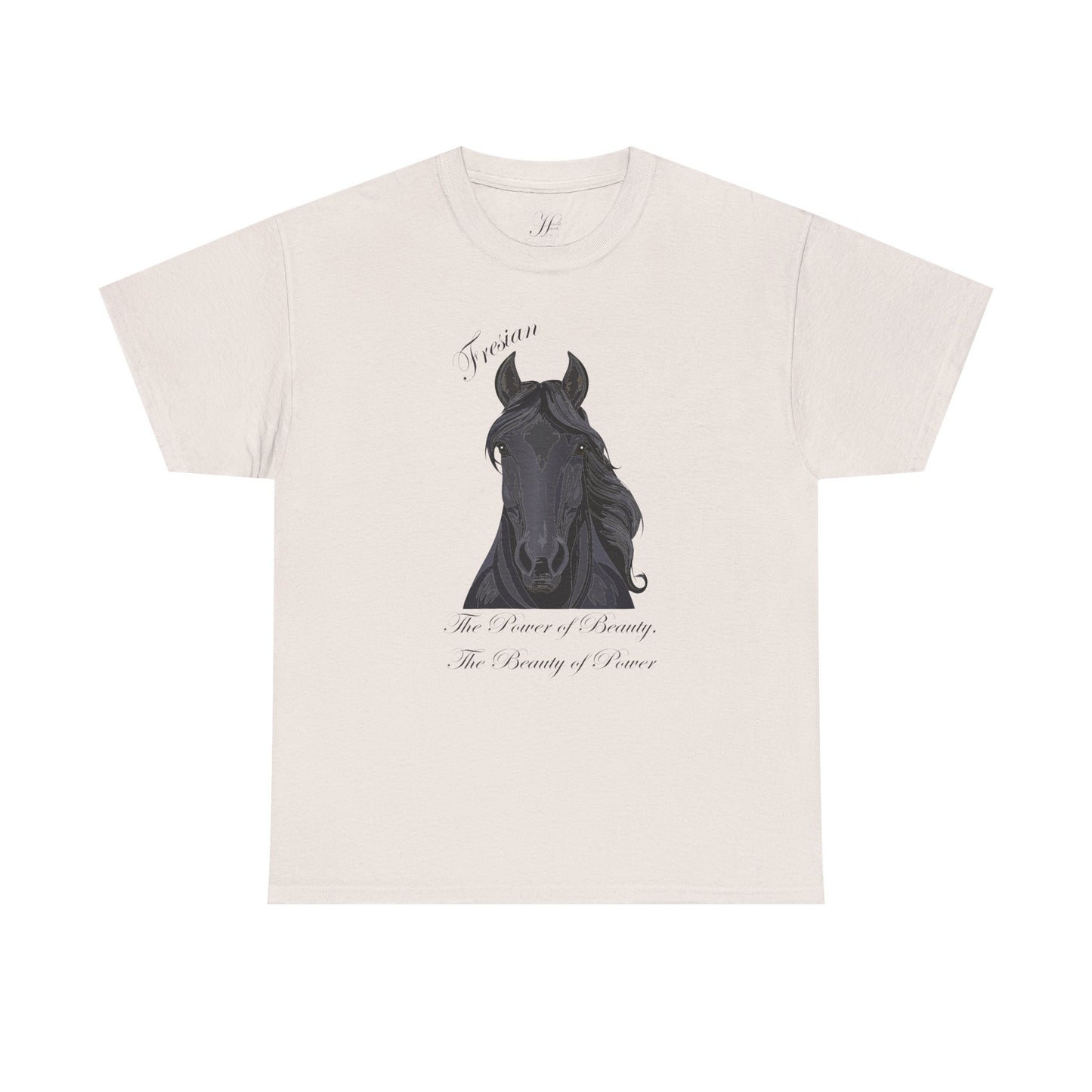 Fresian Horse Tee - Unisex Heavy Cotton T-Shirt