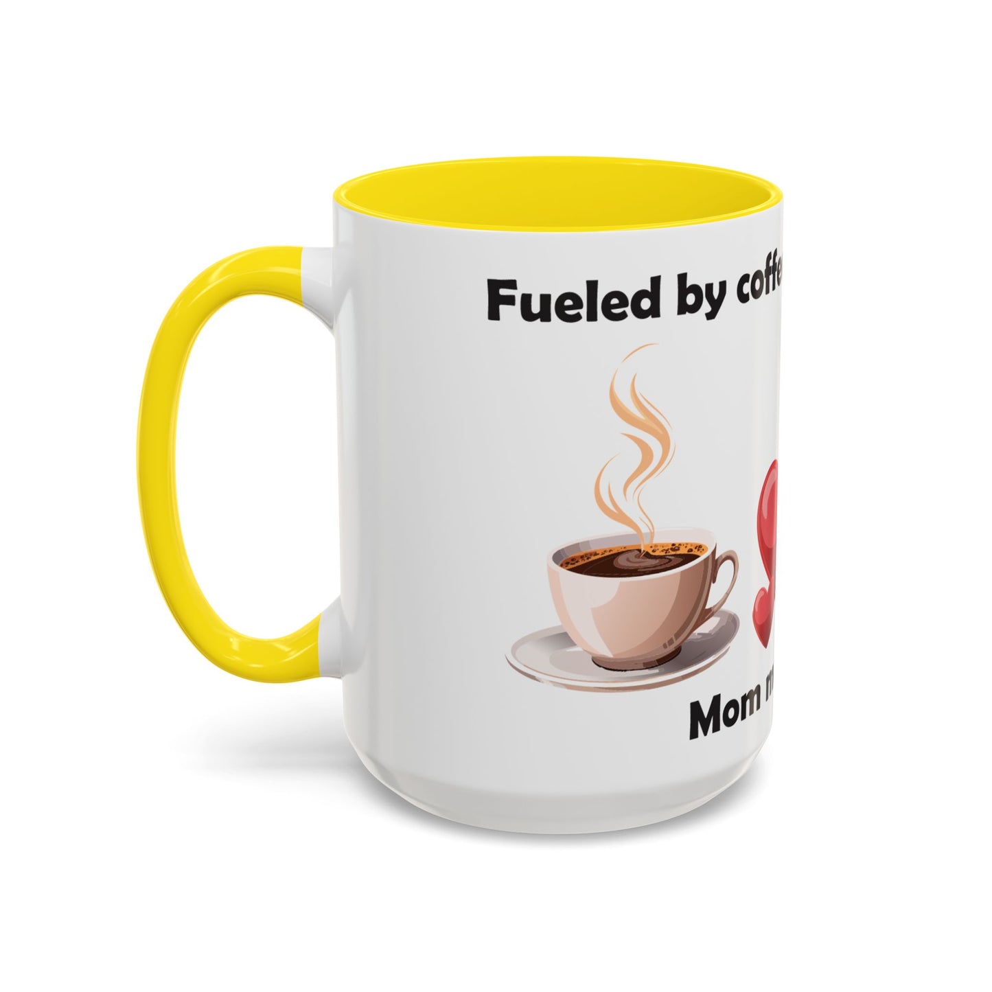 Mom Life Coffee Mug - 'Fueled by Coffee, Love & Chaos' - Perfect Gift for Moms