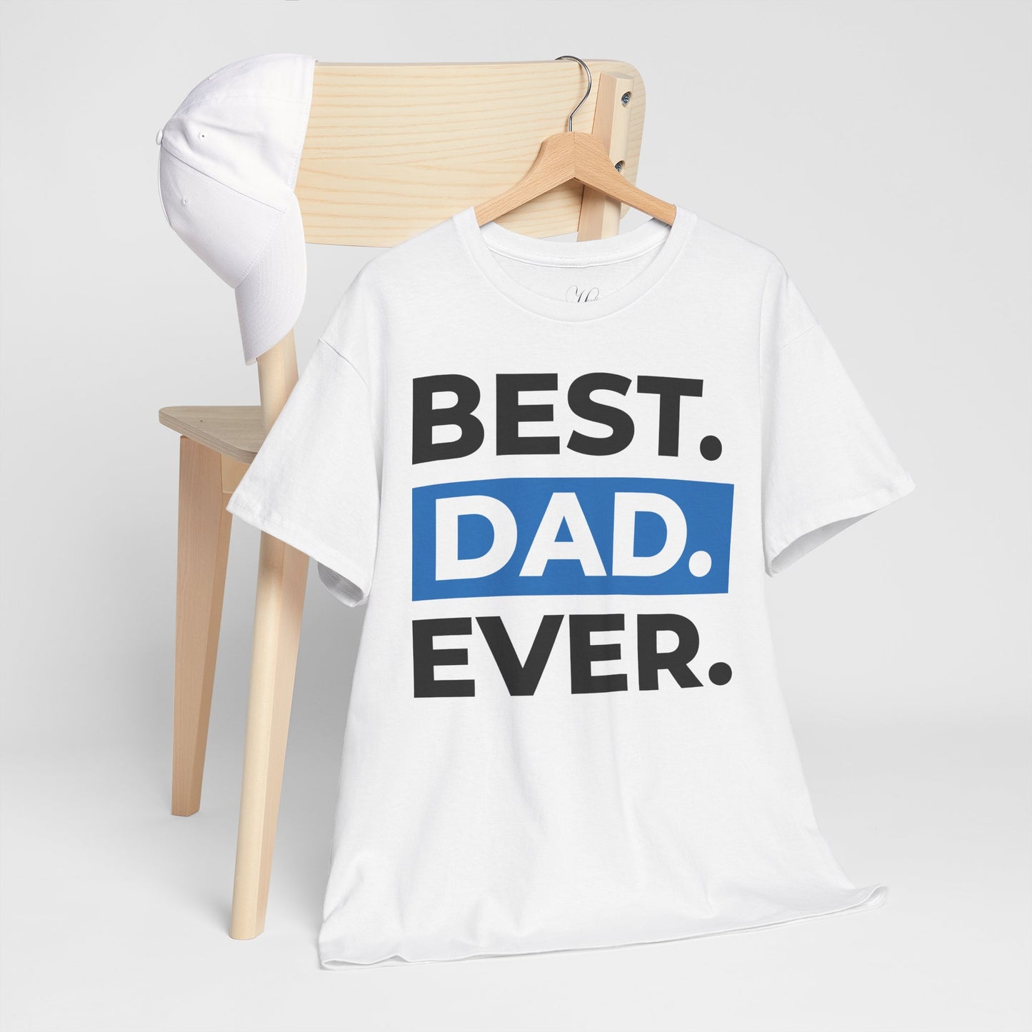 Best Dad Ever Unisex Heavy Cotton Tee - Perfect Gift for Father's Day
