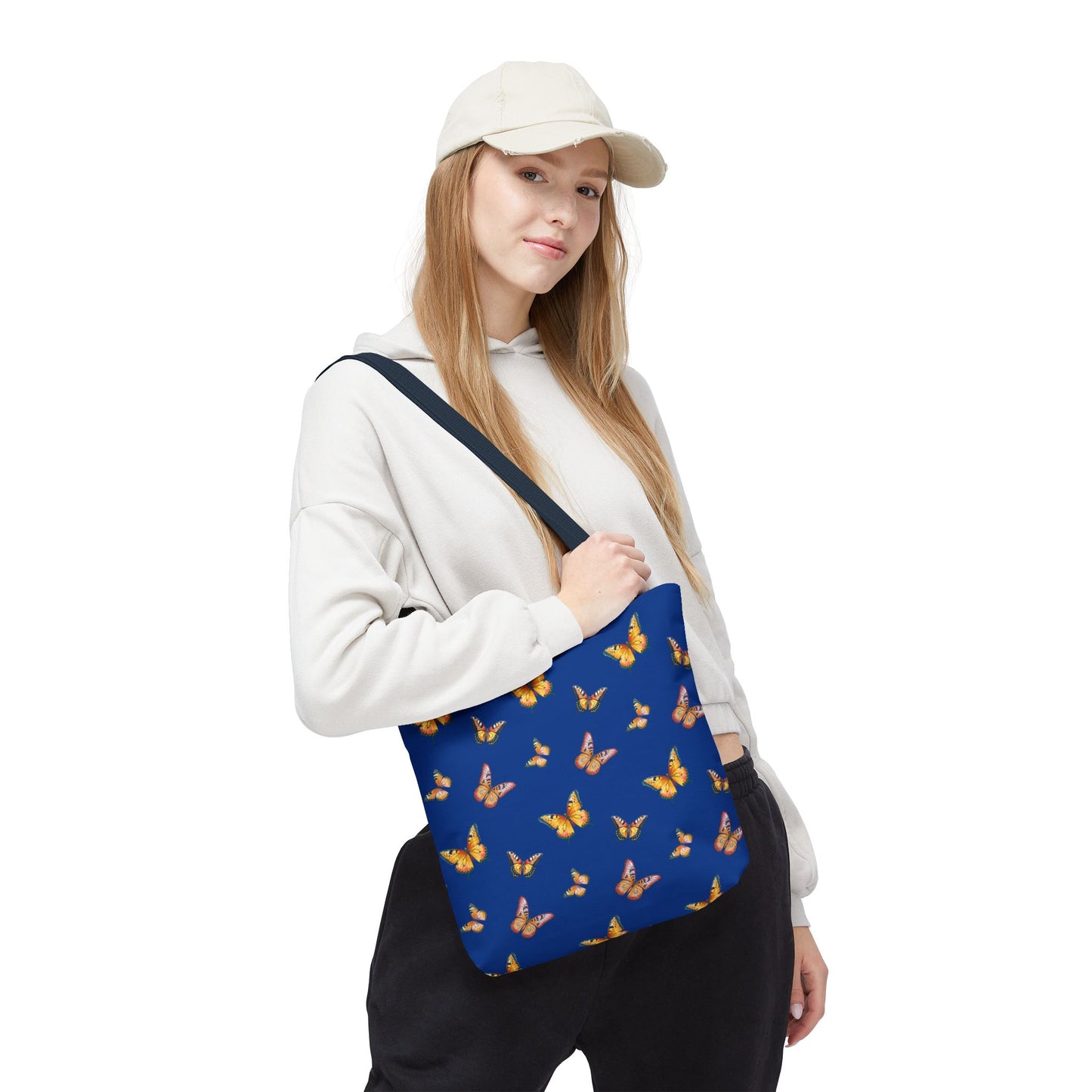 Colorful Butterfly Print Tote Bag - Stylish & Functional