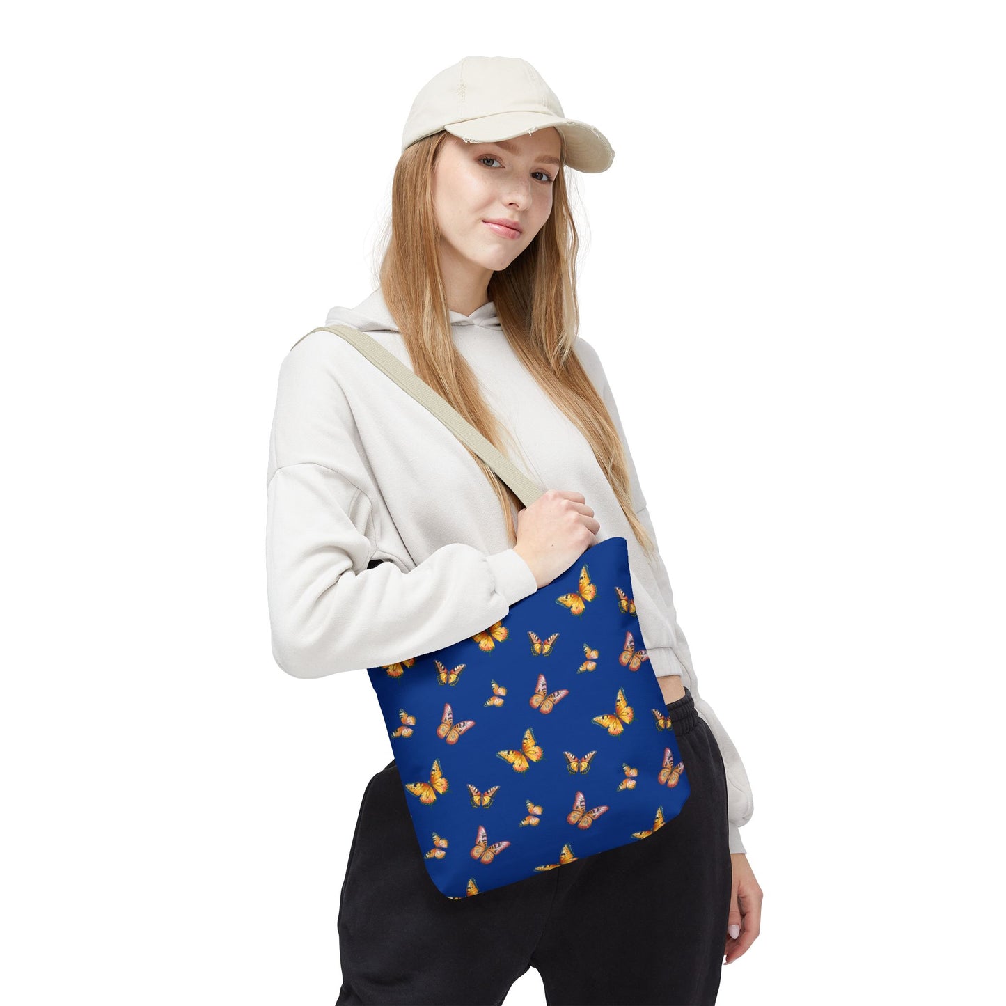 Colorful Butterfly Print Tote Bag - Stylish & Functional