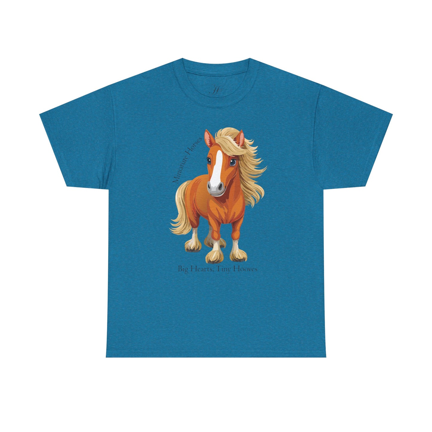 Miniature Horse Unisex Heavy Cotton Tee