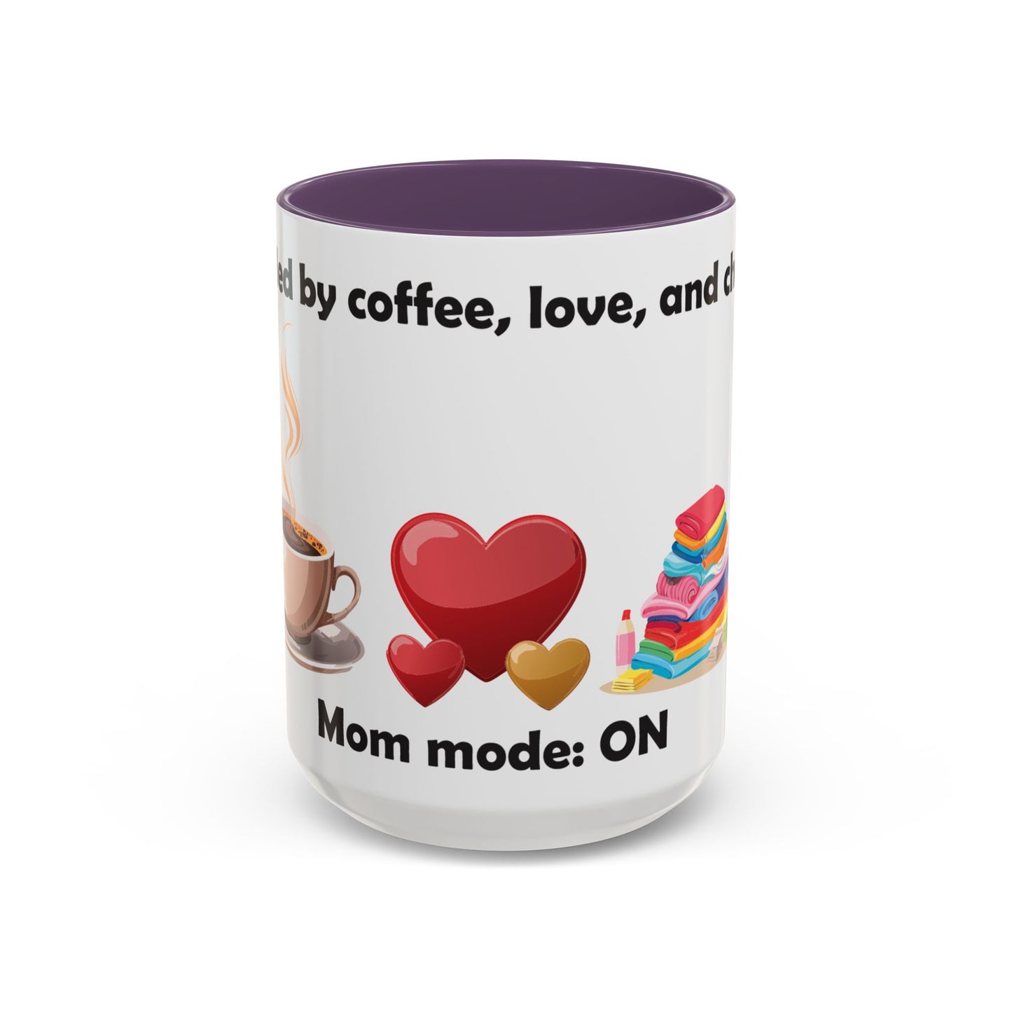 Mom Life Coffee Mug - 'Fueled by Coffee, Love & Chaos' - Perfect Gift for Moms