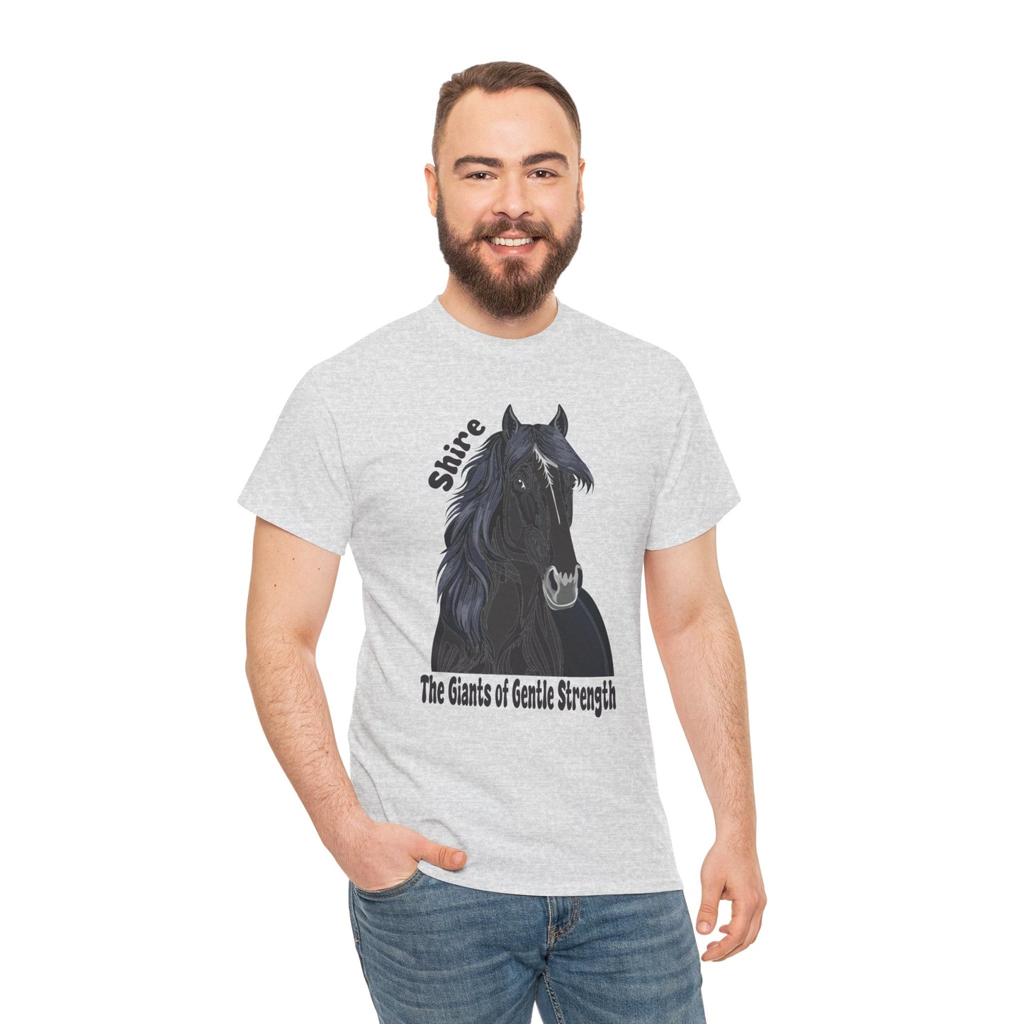 Shire Horse Unisex Heavy Cotton Tee