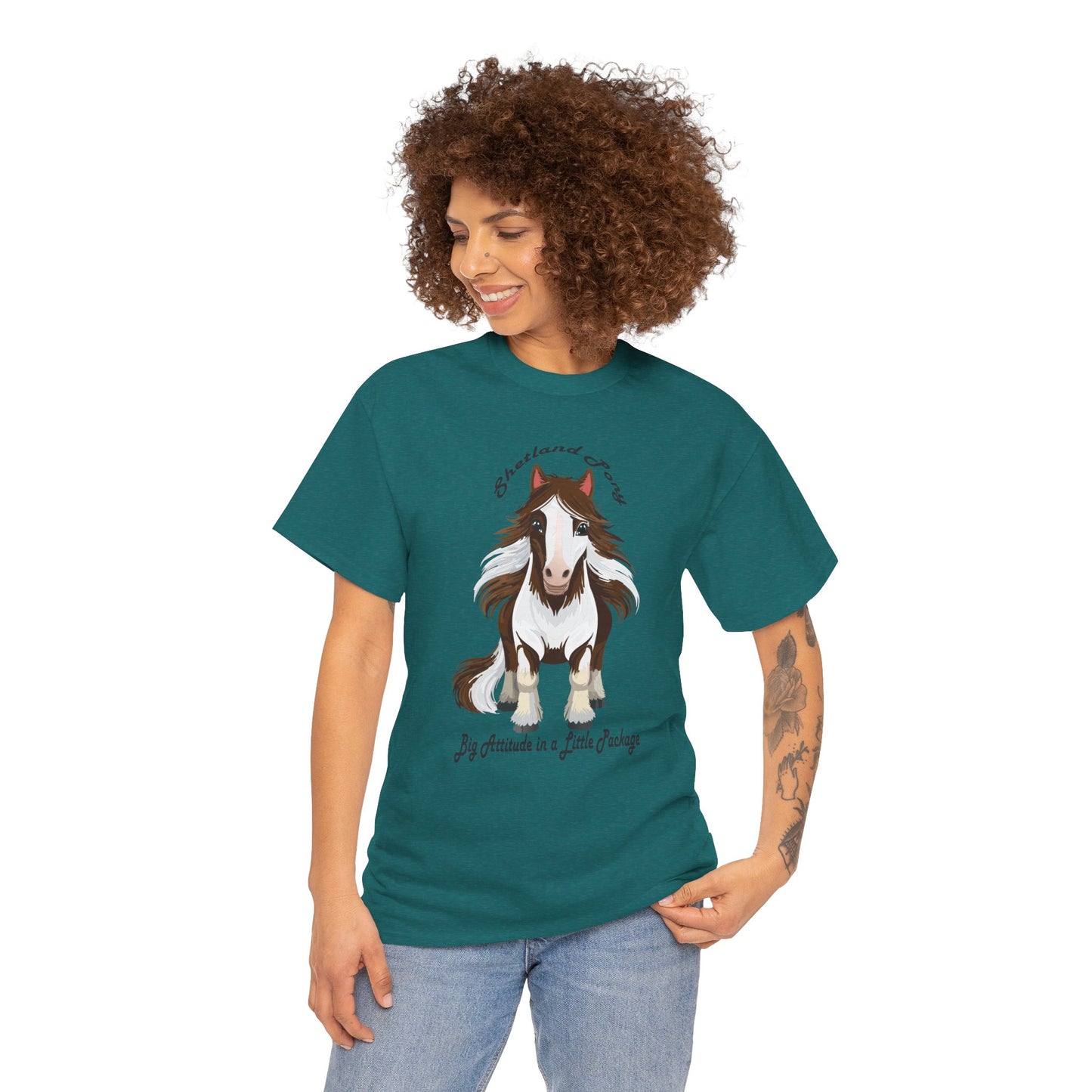 Shetland Pony Unisex Heavy Cotton Tee