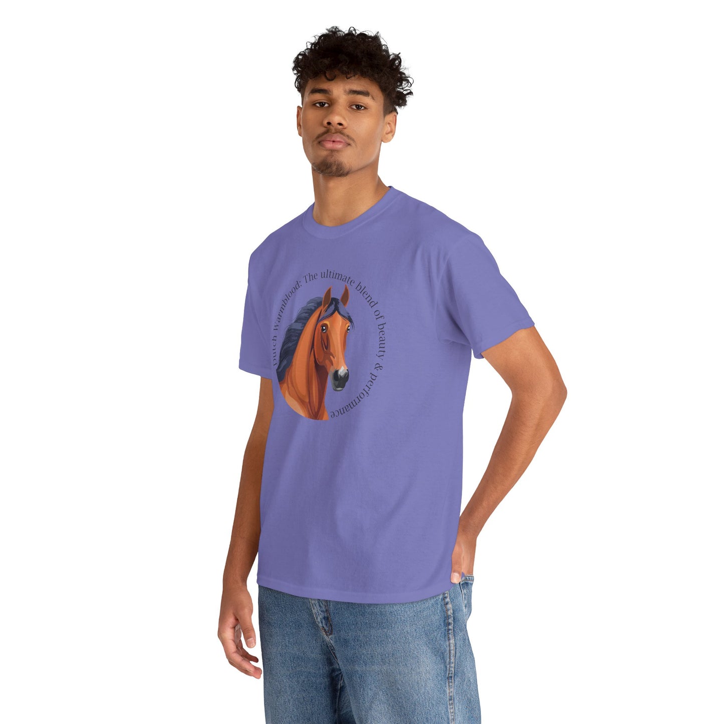Dutch Warmblood Unisex Heavy Cotton Tee - "The Ultimate Blend of Beauty & Performance"