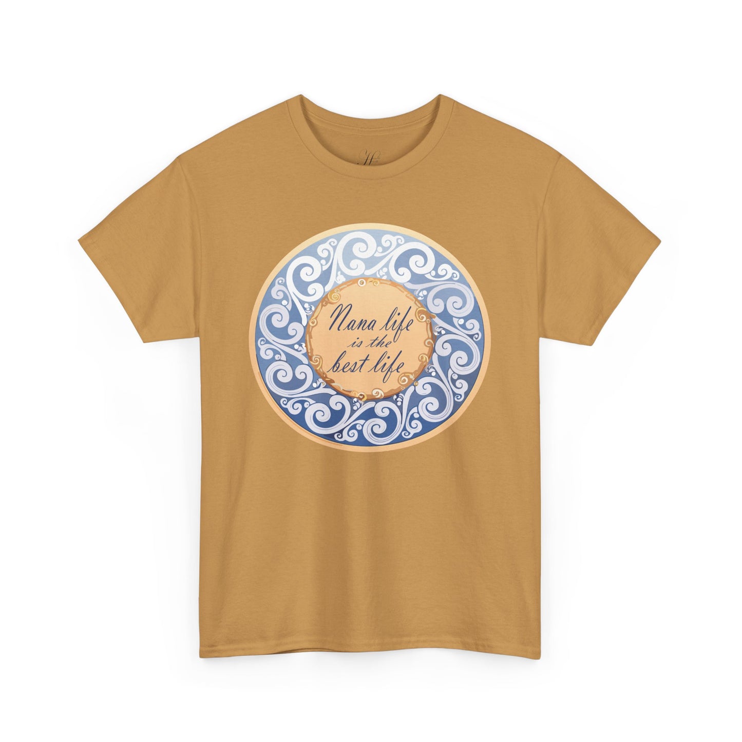 Motivational Unisex Heavy Cotton Tee - "Nana Life is the Best Life"