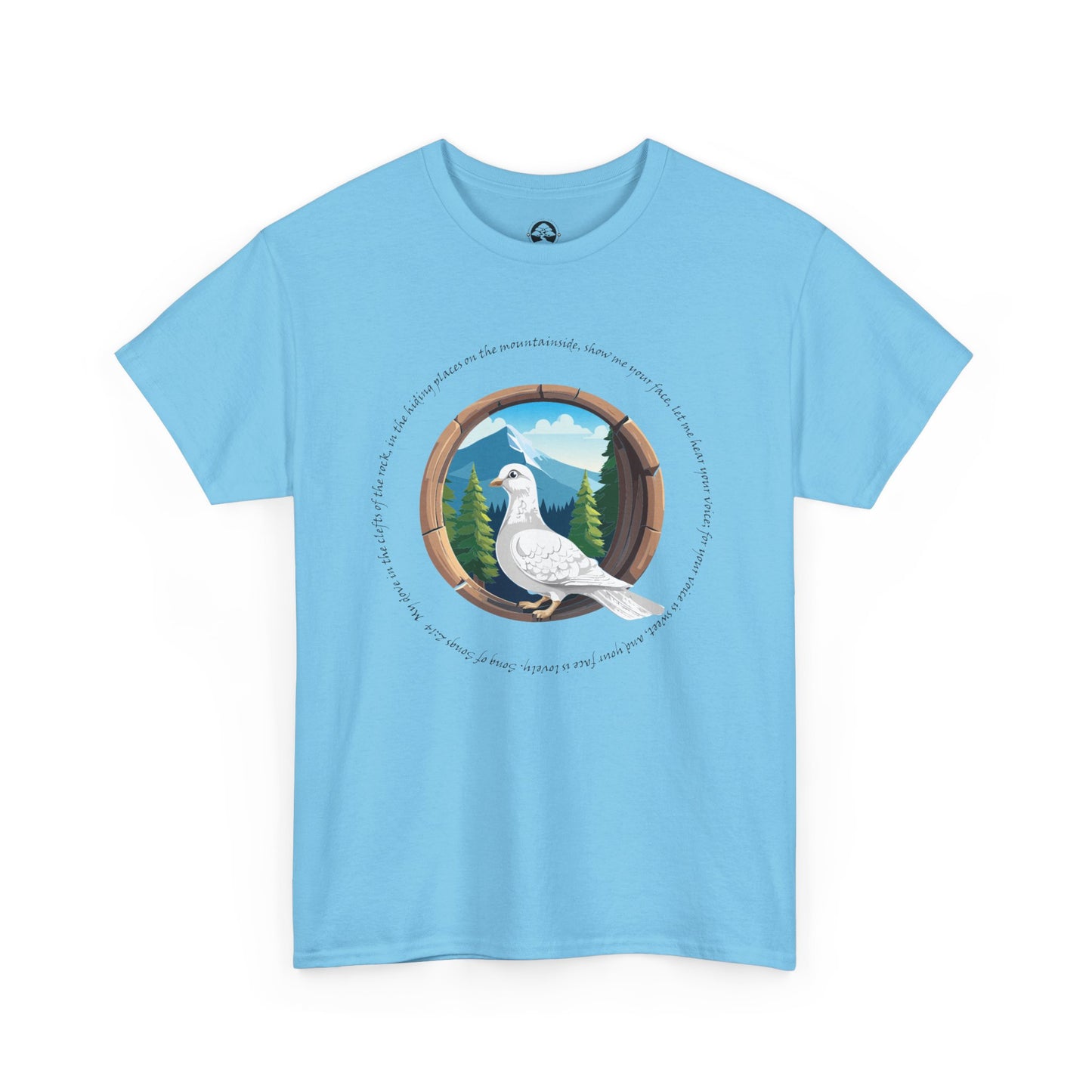 Camiseta unisex de algodón grueso inspirada en la naturaleza - con escritura