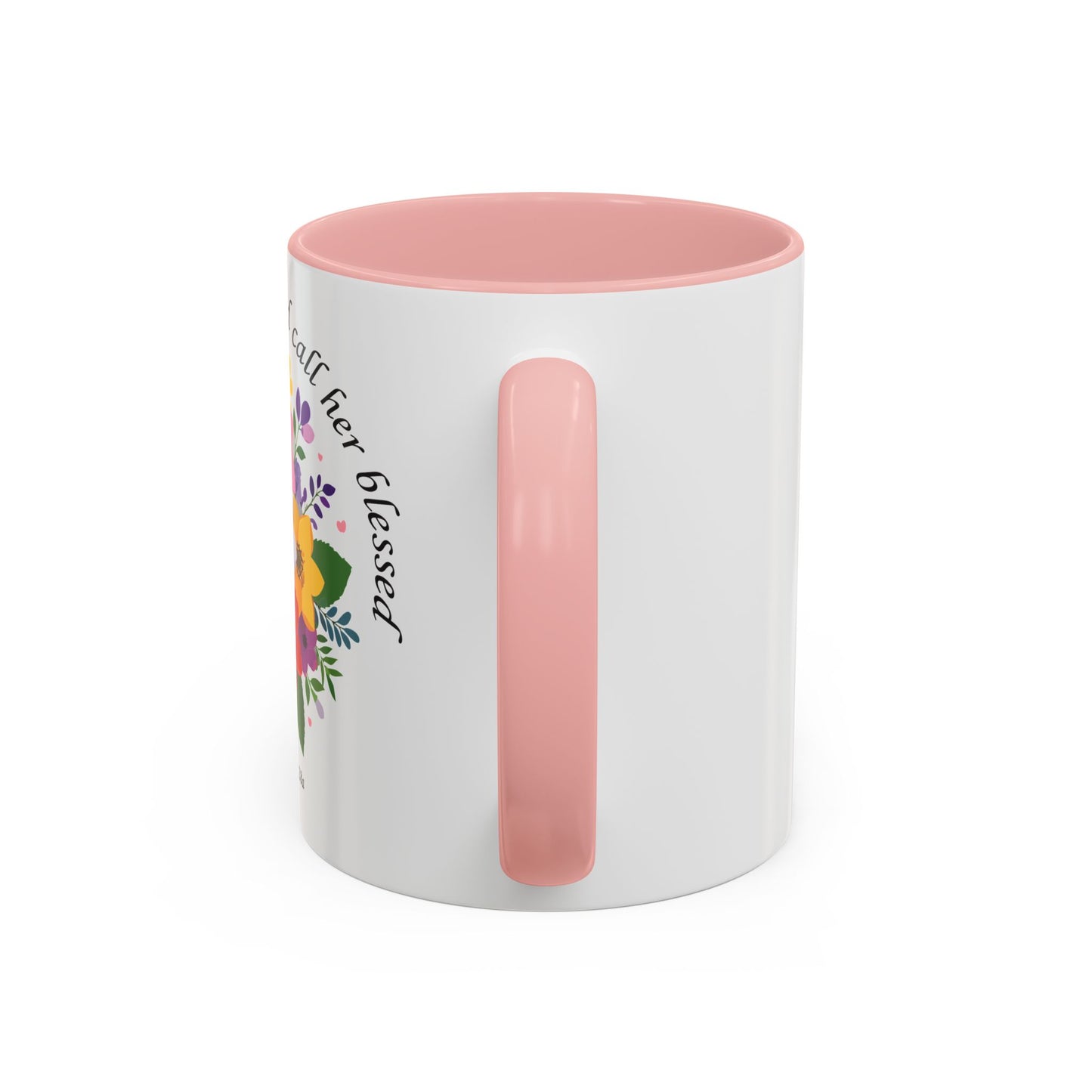 Floral Inspirational Coffee Mug - 'Her Children Arise and Call Her Blessed' - Perfect Gift for Moms
