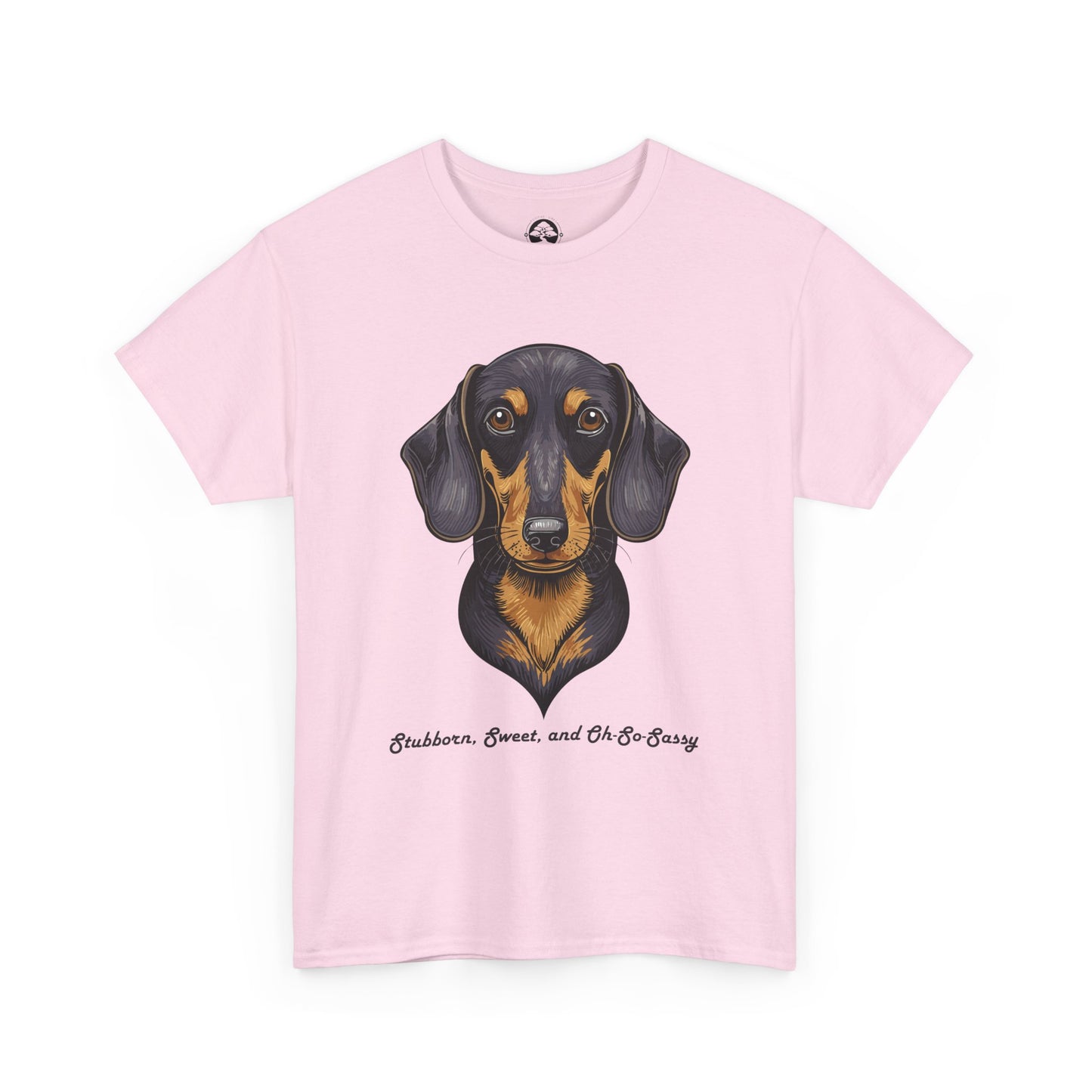 Camiseta unisex de algodón grueso para amantes de los perros salchicha: divertida y cómoda camiseta para mascotas