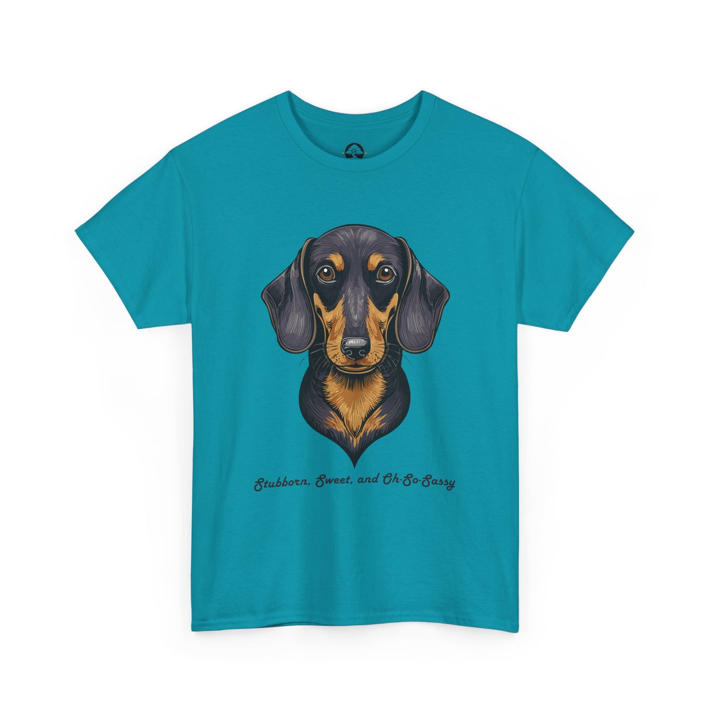 Camiseta unisex de algodón grueso para amantes de los perros salchicha: divertida y cómoda camiseta para mascotas