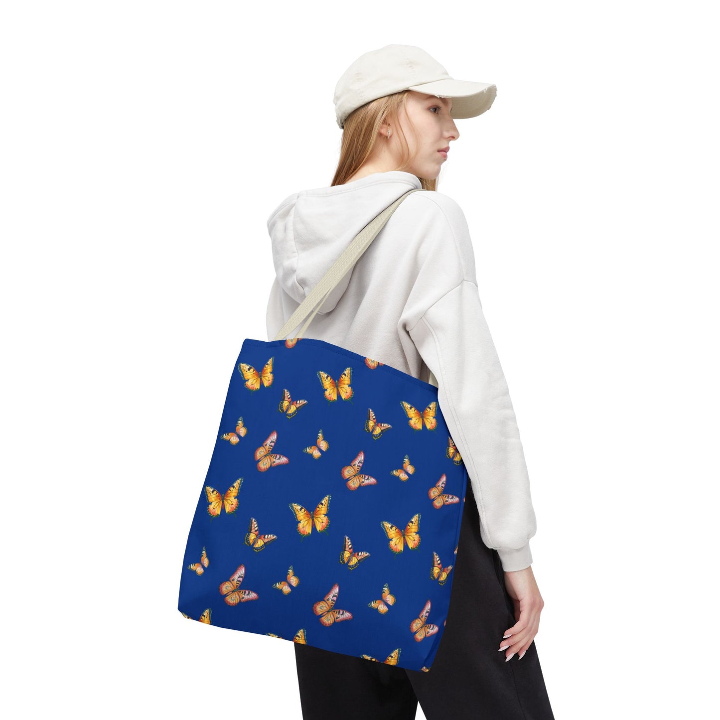Colorful Butterfly Print Tote Bag - Stylish & Functional