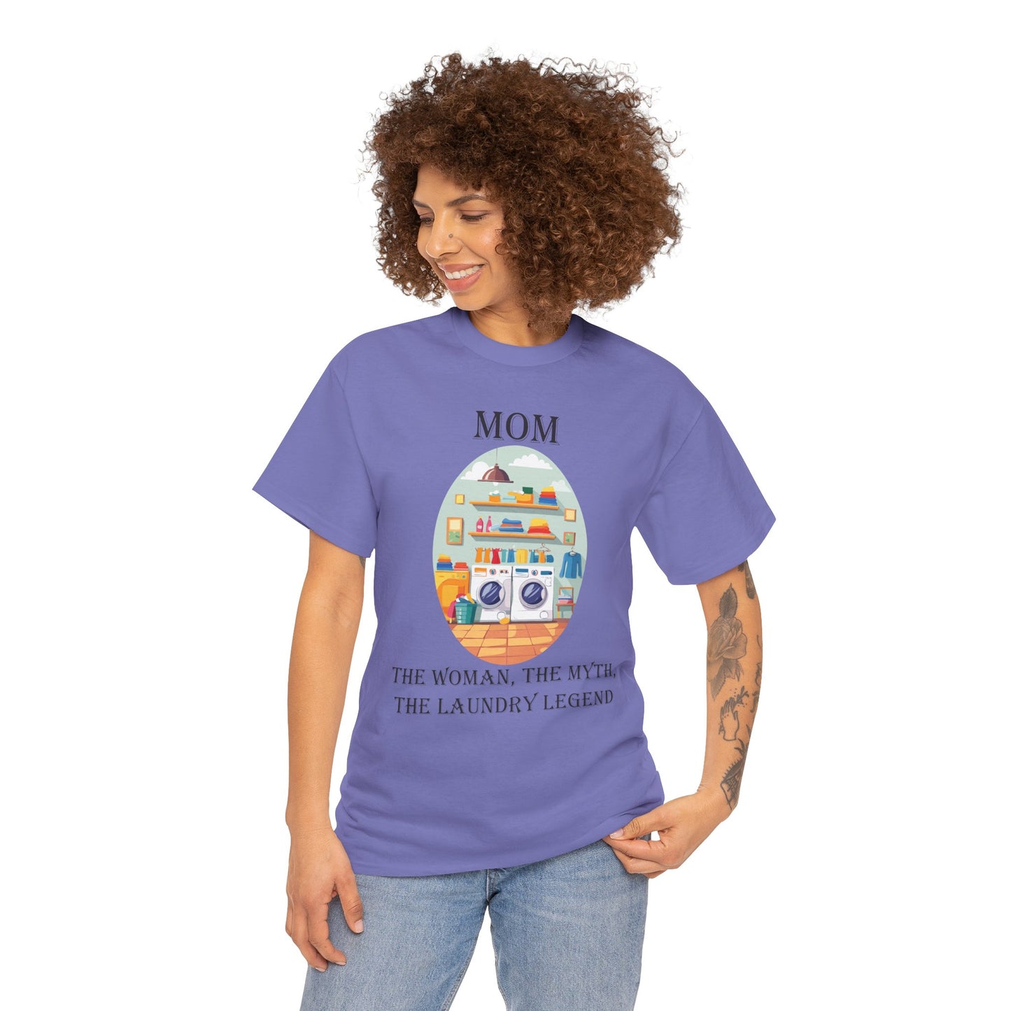 Mom Laundry Legend Unisex Heavy Cotton Tee