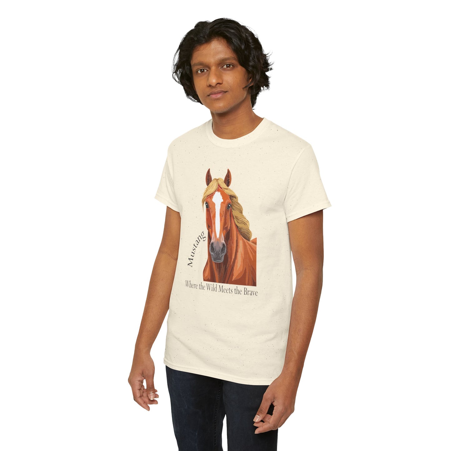 Mustang Unisex Heavy Cotton Tee