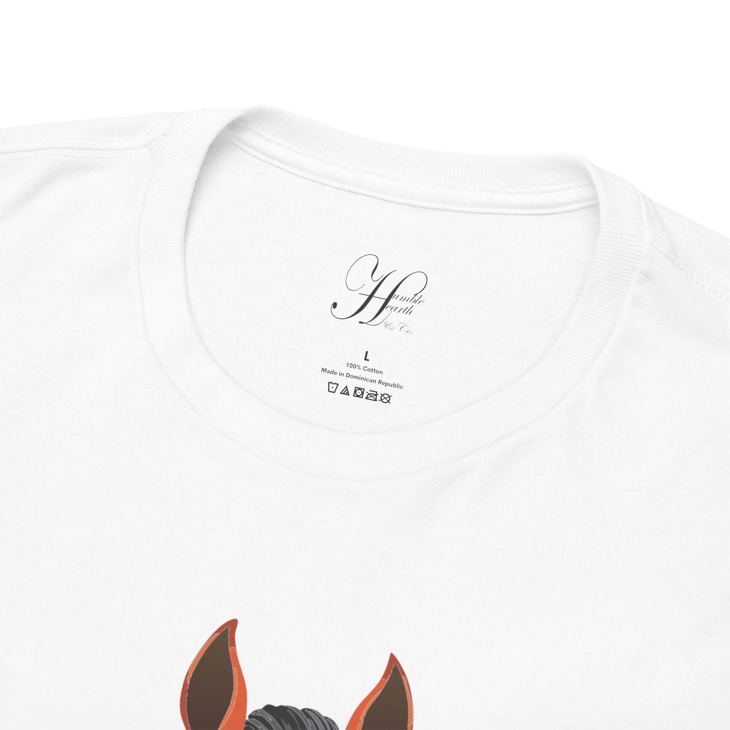 Thoroughbred Horse Unisex Heavy Cotton Tee