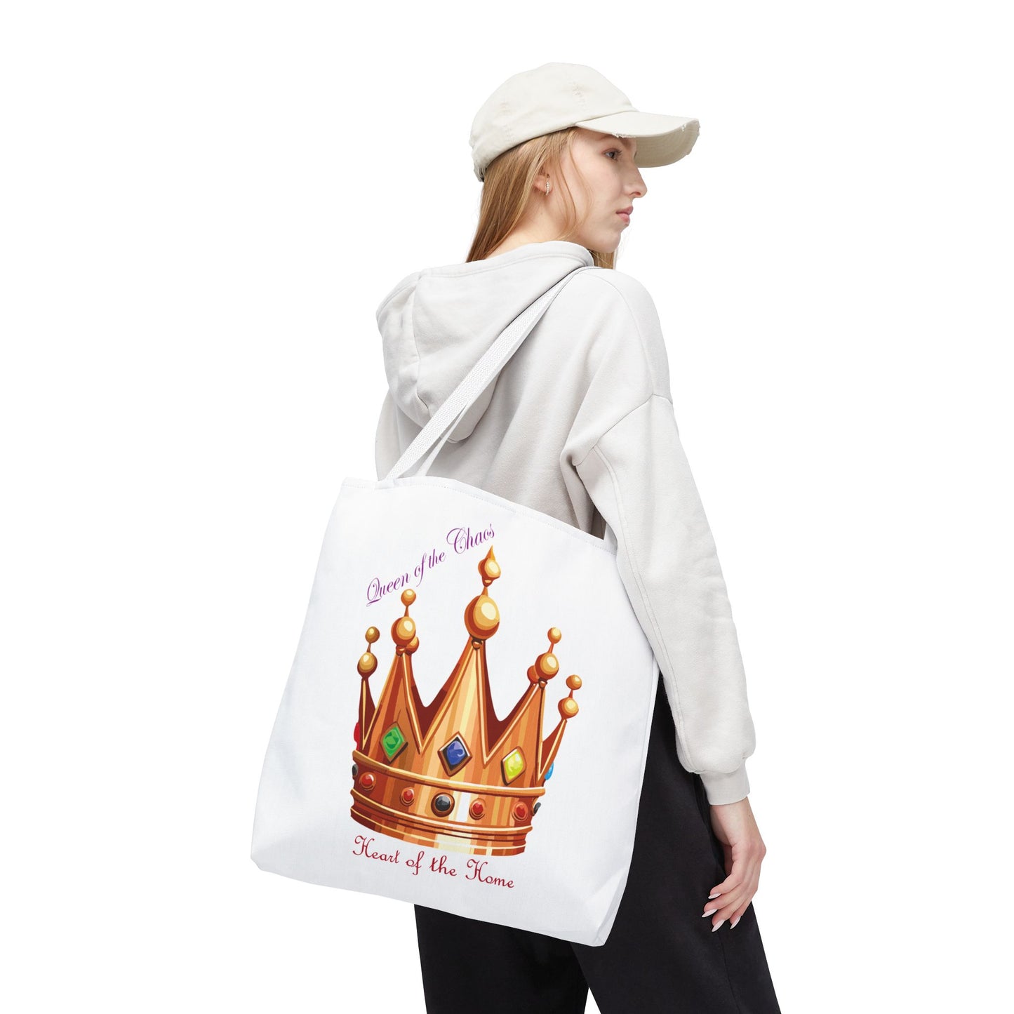 Queen of Chaos Tote Bag - Heart of the Home Style