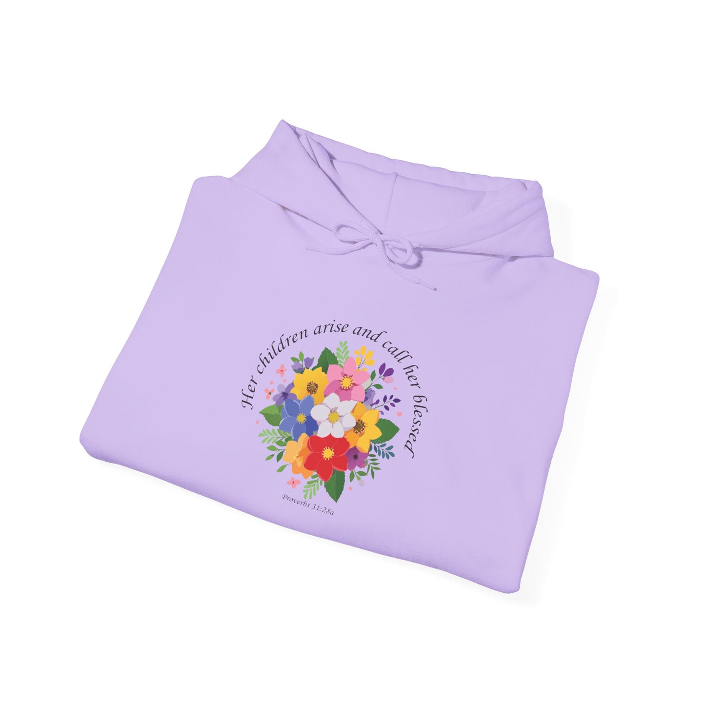Floral Inspirational Hoodie for Mothers