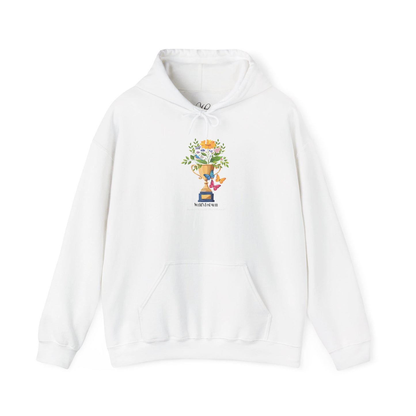 Floral Trophy Hoodie for Mom – Celebrate Achievements in Style